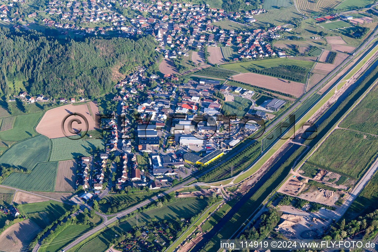 Berghaupten in the state Baden-Wuerttemberg, Germany