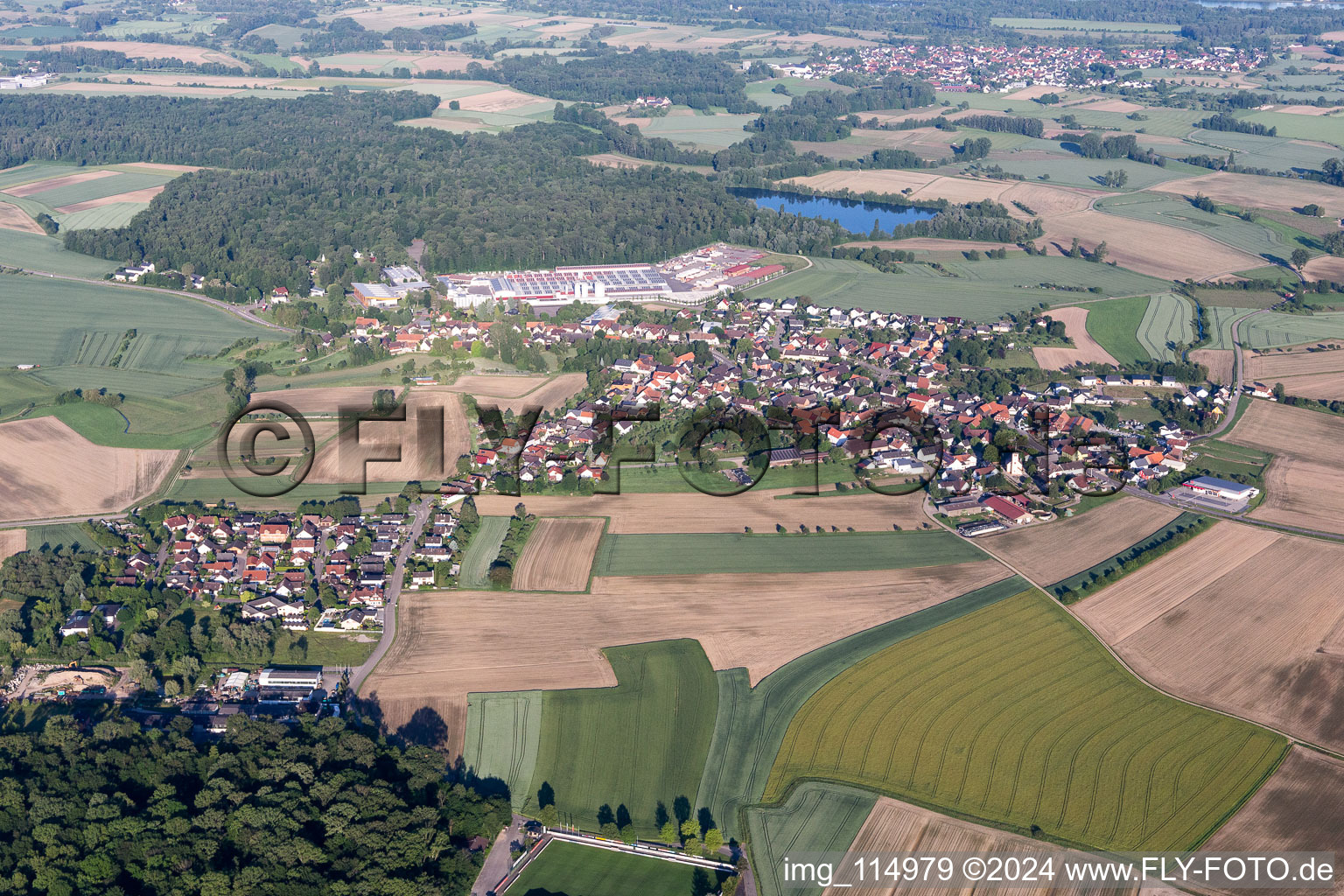 District Linx in Rheinau in the state Baden-Wuerttemberg, Germany