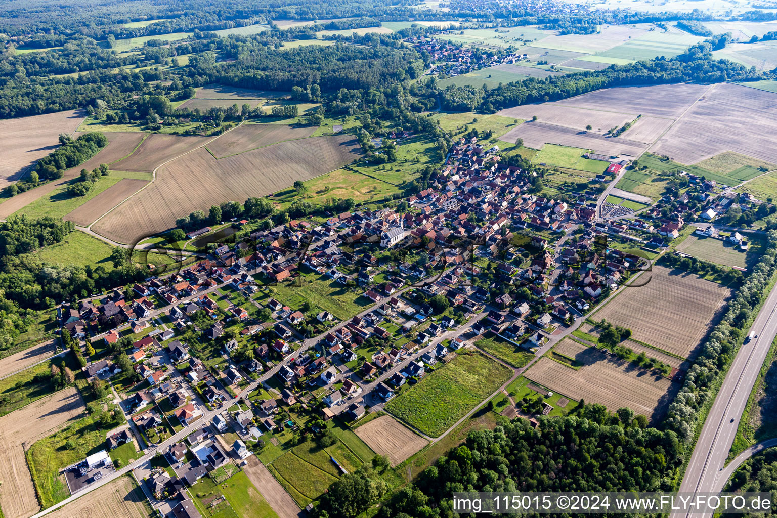 Leutenheim in the state Bas-Rhin, France