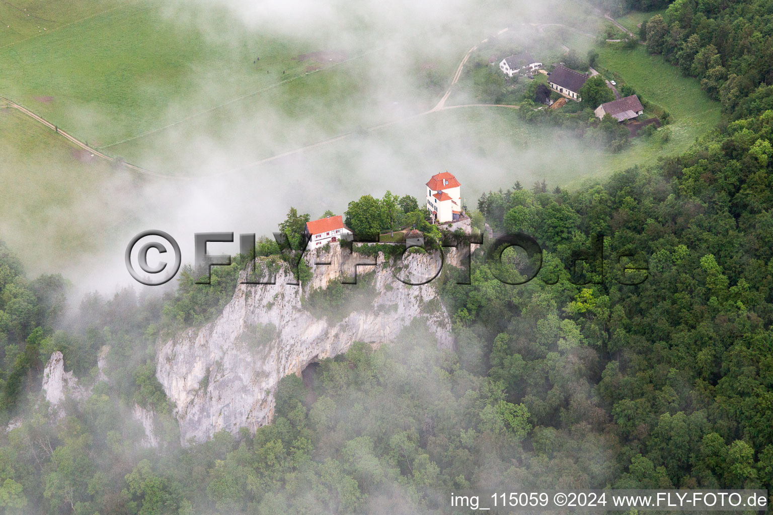 Bronnen Castle in Fridingen an der Donau in the state Baden-Wuerttemberg, Germany