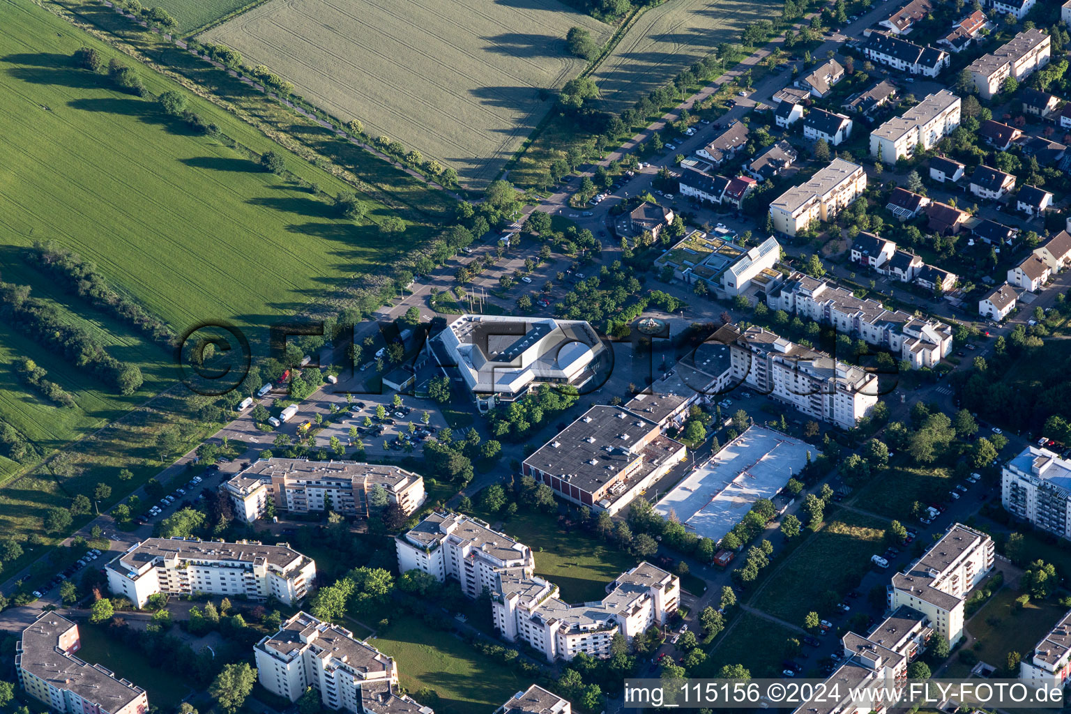 Badnerland Hall in the district Neureut in Karlsruhe in the state Baden-Wuerttemberg, Germany