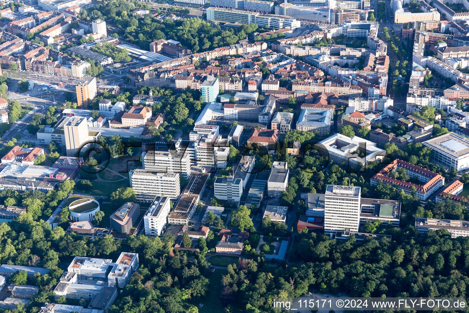 KIT in the district Innenstadt-Ost in Karlsruhe in the state Baden-Wuerttemberg, Germany