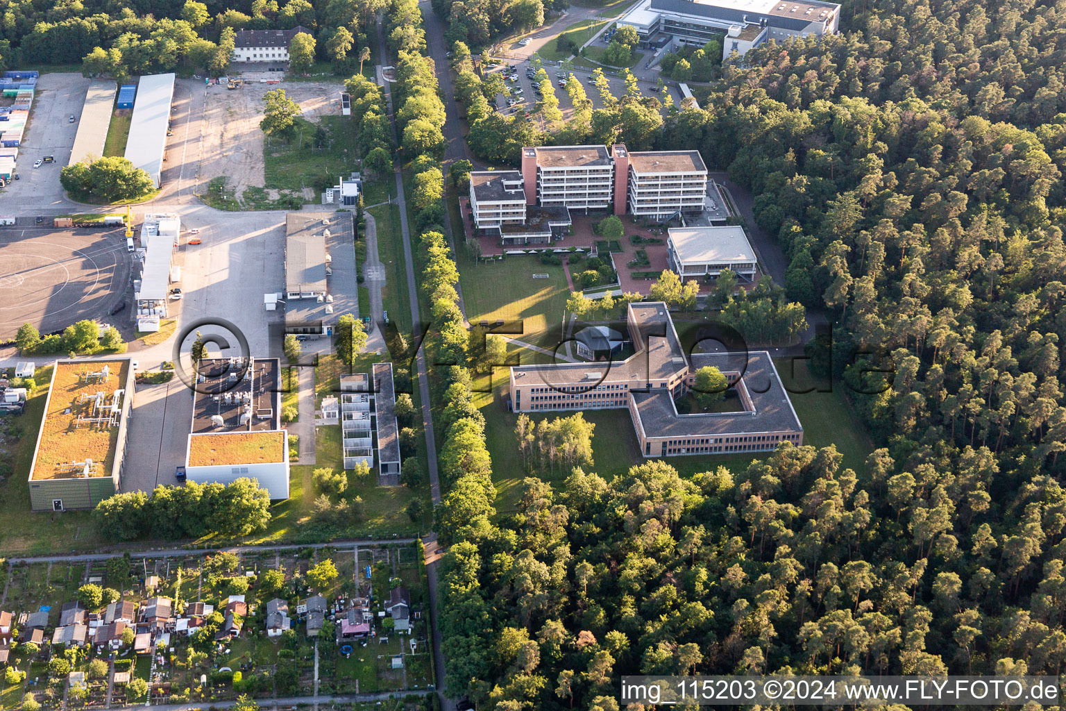 KIT Campus East in the district Waldstadt in Karlsruhe in the state Baden-Wuerttemberg, Germany