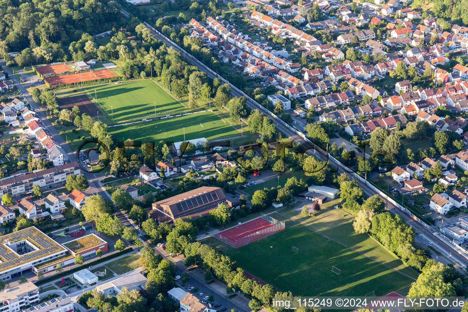 FC Bayern Munich 07 in the district Untergrombach in Bruchsal in the state Baden-Wuerttemberg, Germany