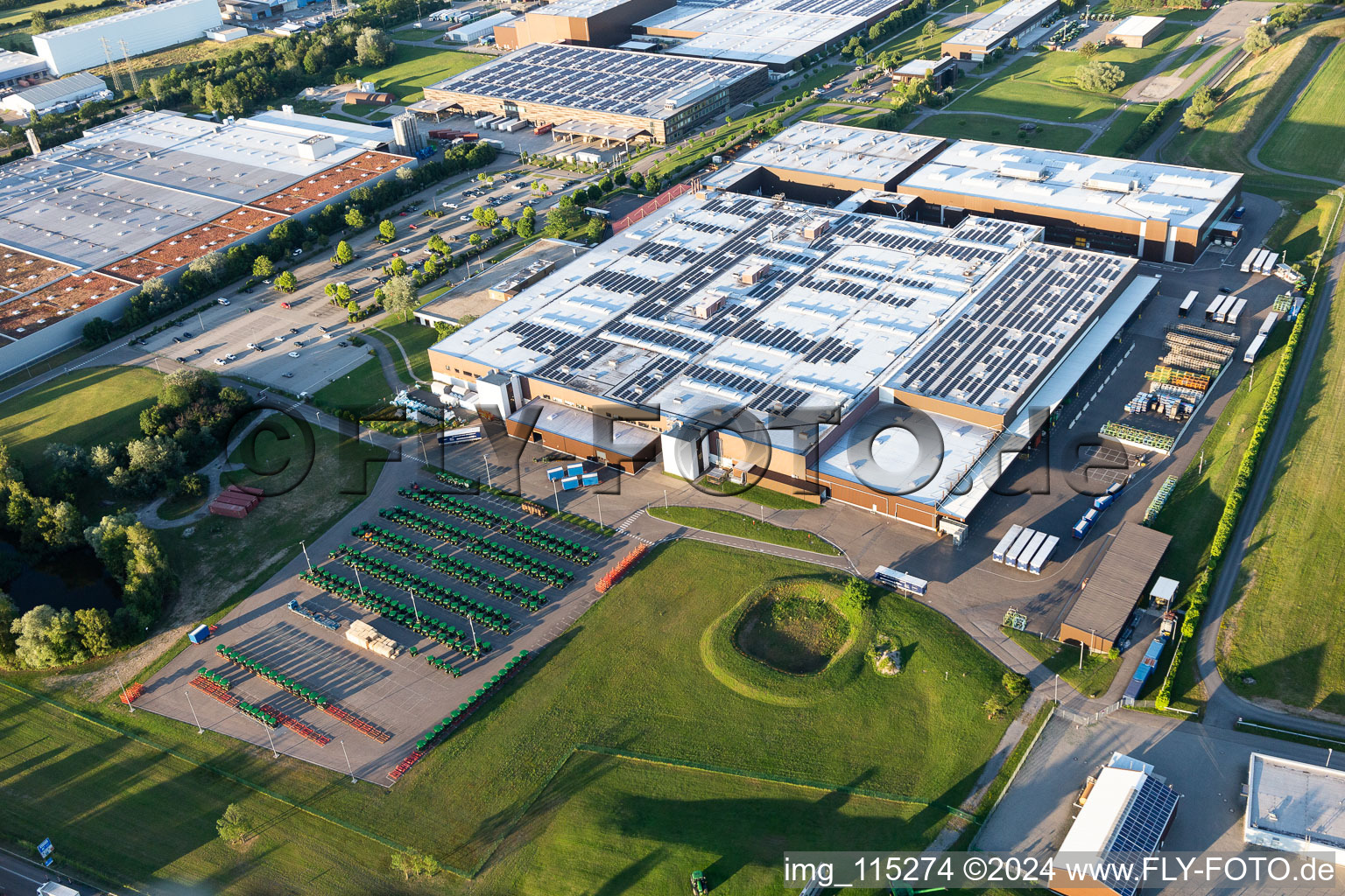 John Deere factory in Bruchsal in the state Baden-Wuerttemberg, Germany