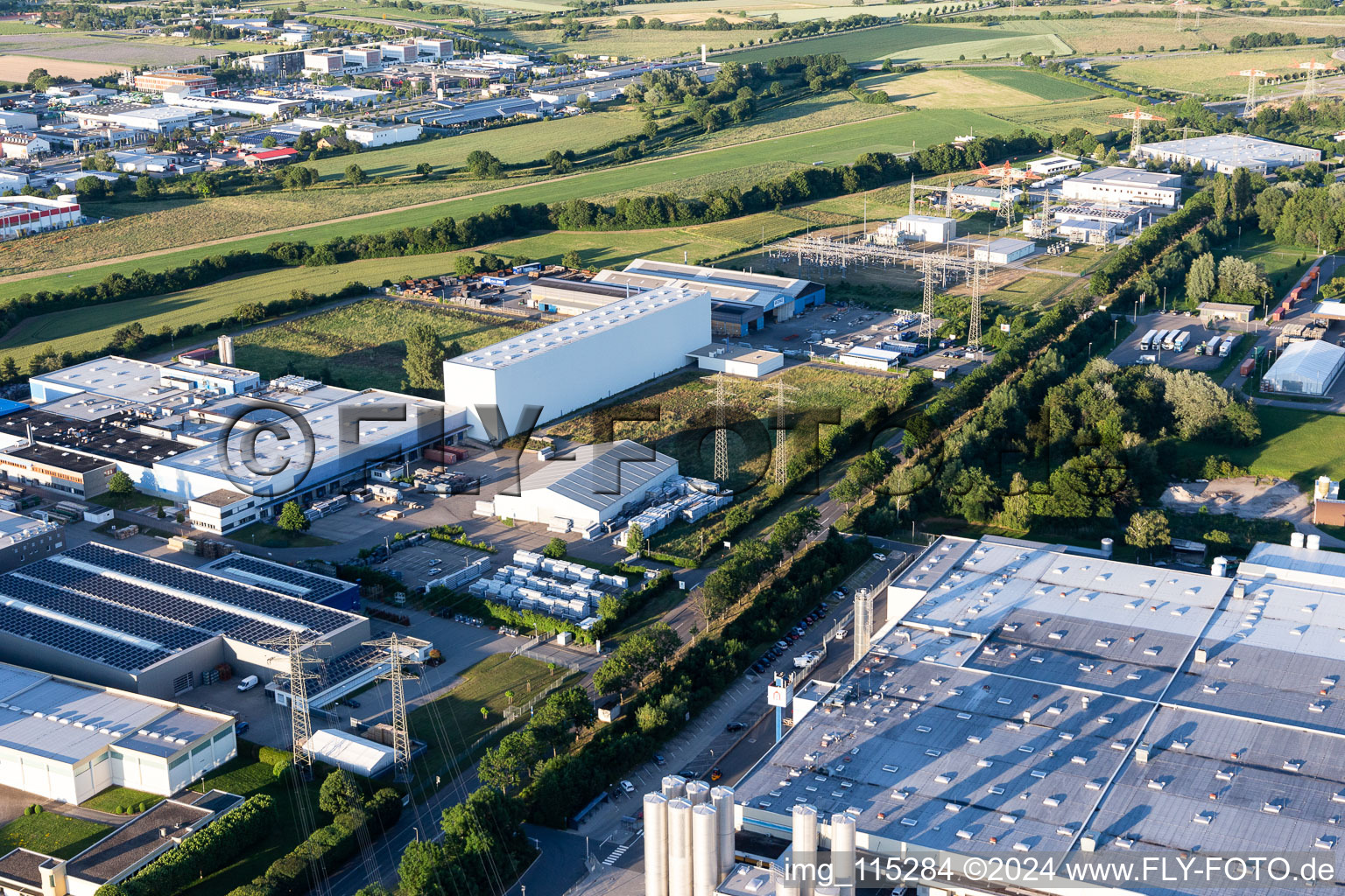 Galvanizing plant in Bruchsal in the state Baden-Wuerttemberg, Germany