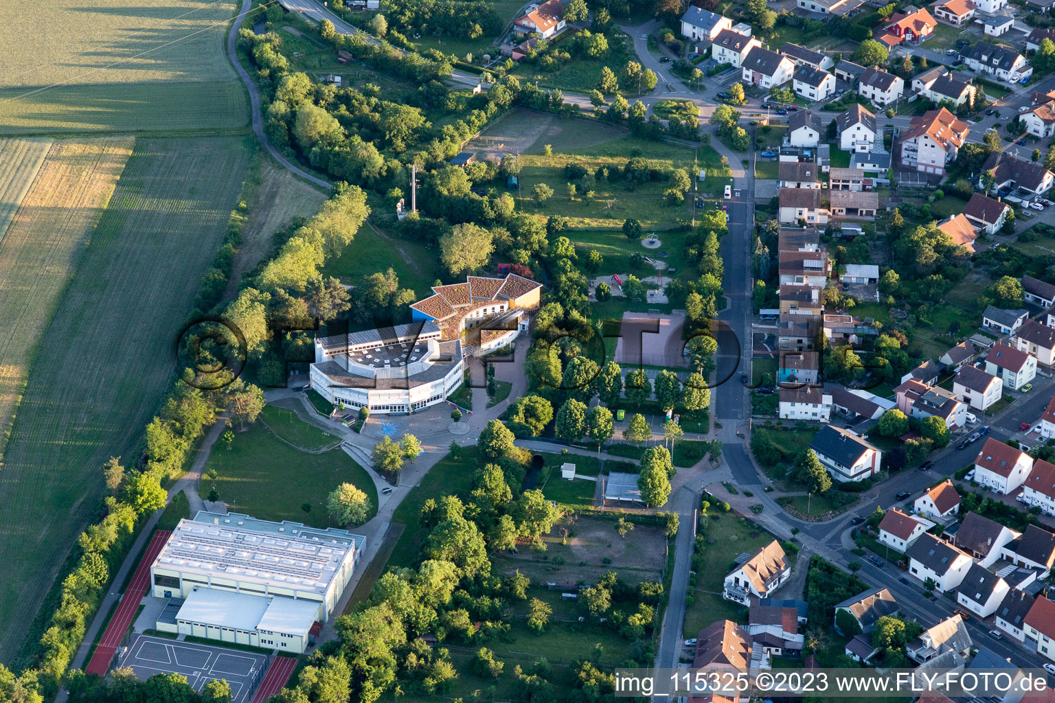 Adolf-Kußmaul School in the district Graben in Graben-Neudorf in the state Baden-Wuerttemberg, Germany