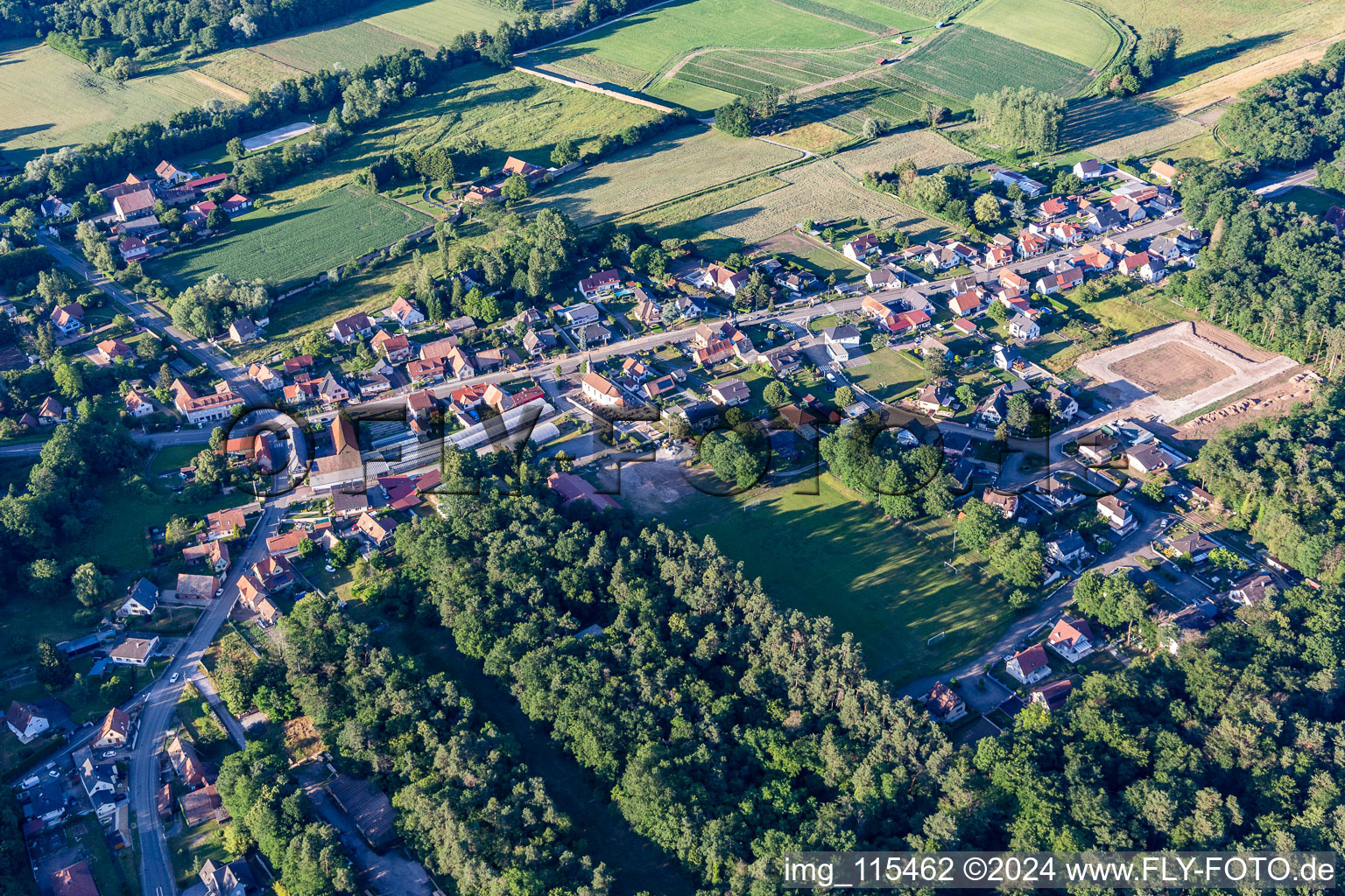 Neubourg in Dauendorf in the state Bas-Rhin, France