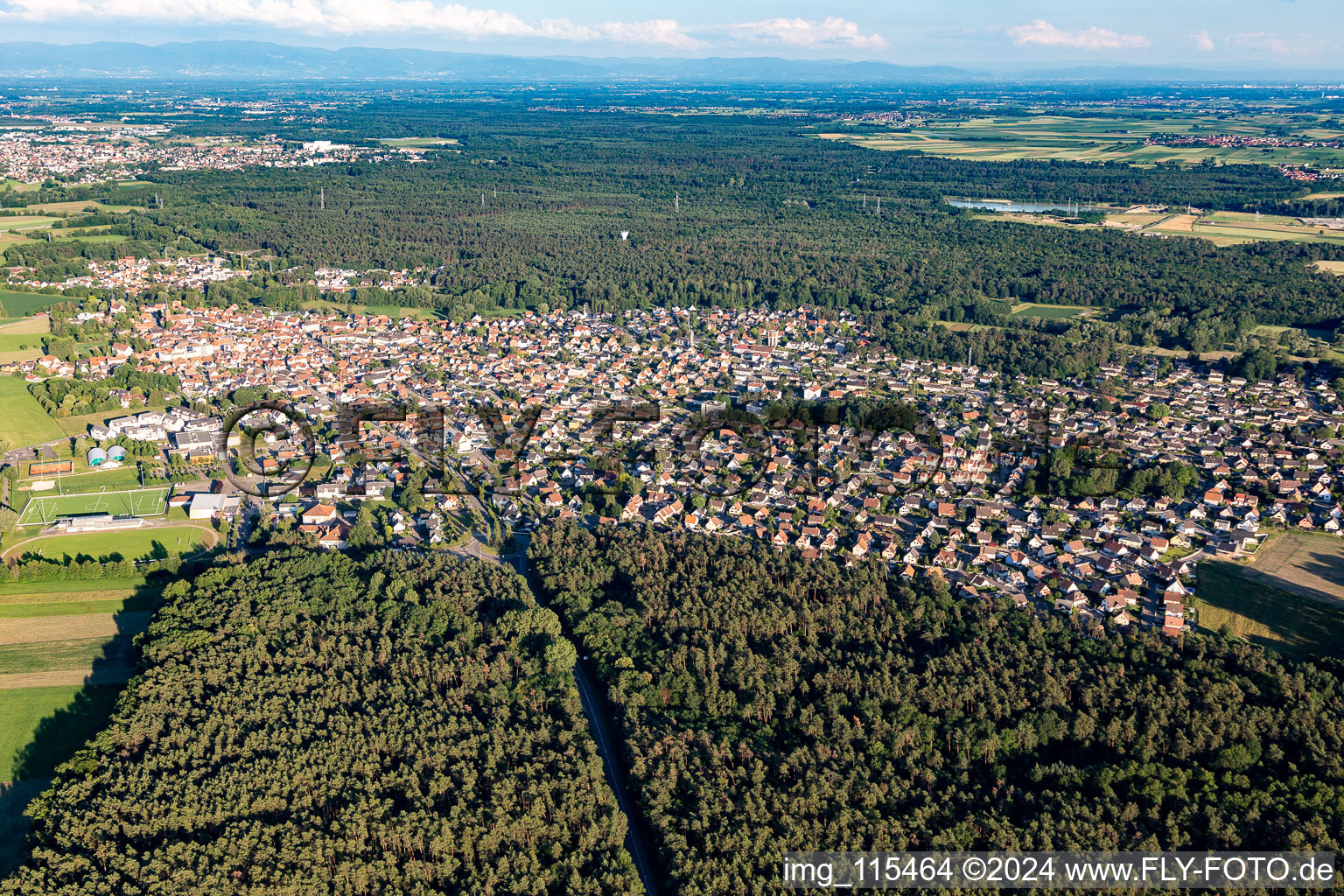 Schweighouse-sur-Moder in the state Bas-Rhin, France