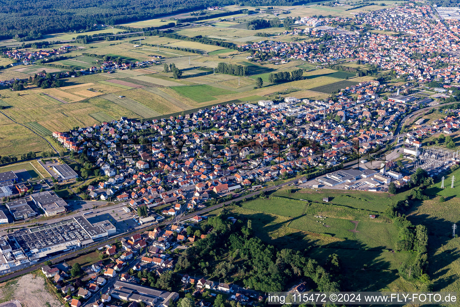 District Metzgerhof Krausenhof in Hagenau in the state Bas-Rhin, France