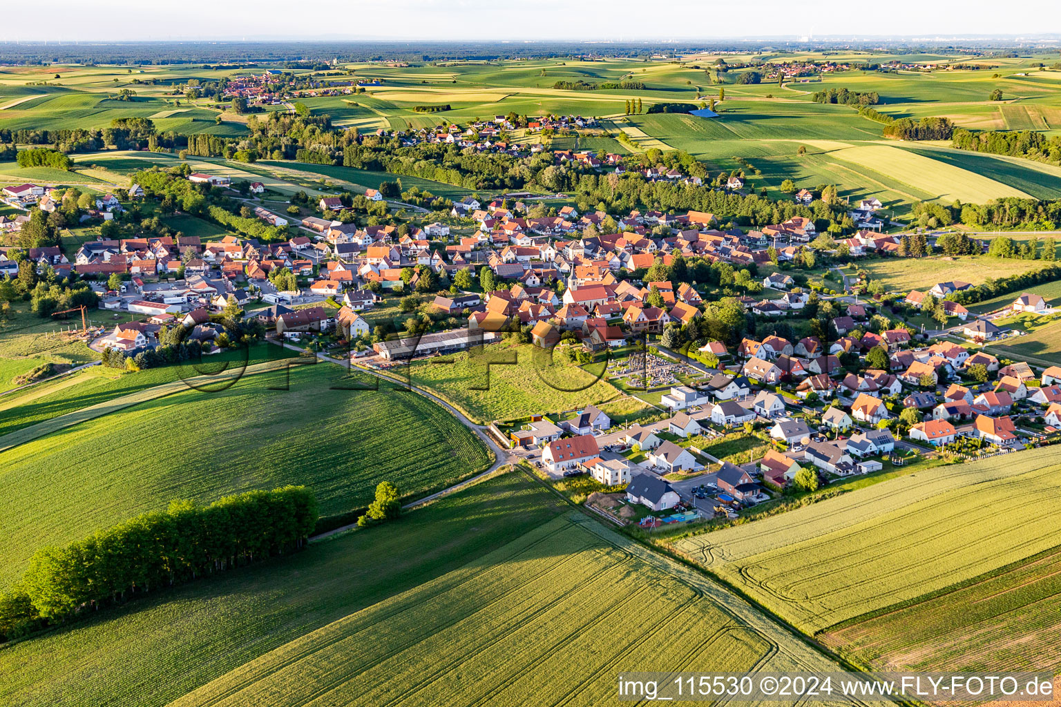 Trimbach in the state Bas-Rhin, France out of the air