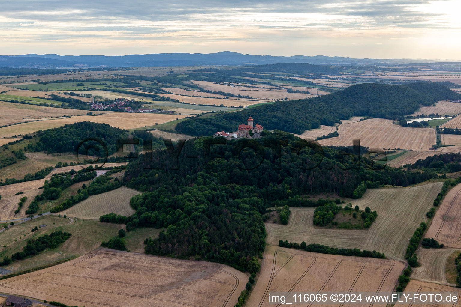 District Haarhausen in Amt Wachsenburg in the state Thuringia, Germany