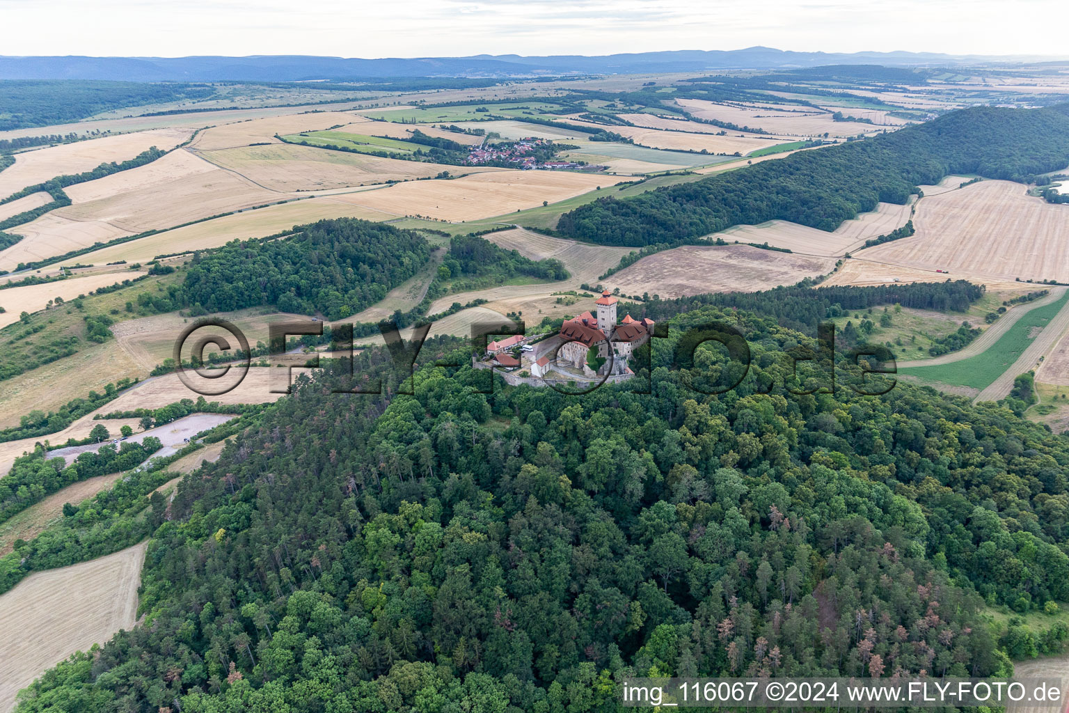 Wachsenburg Castle in Amt Wachsenburg in the state Thuringia, Germany