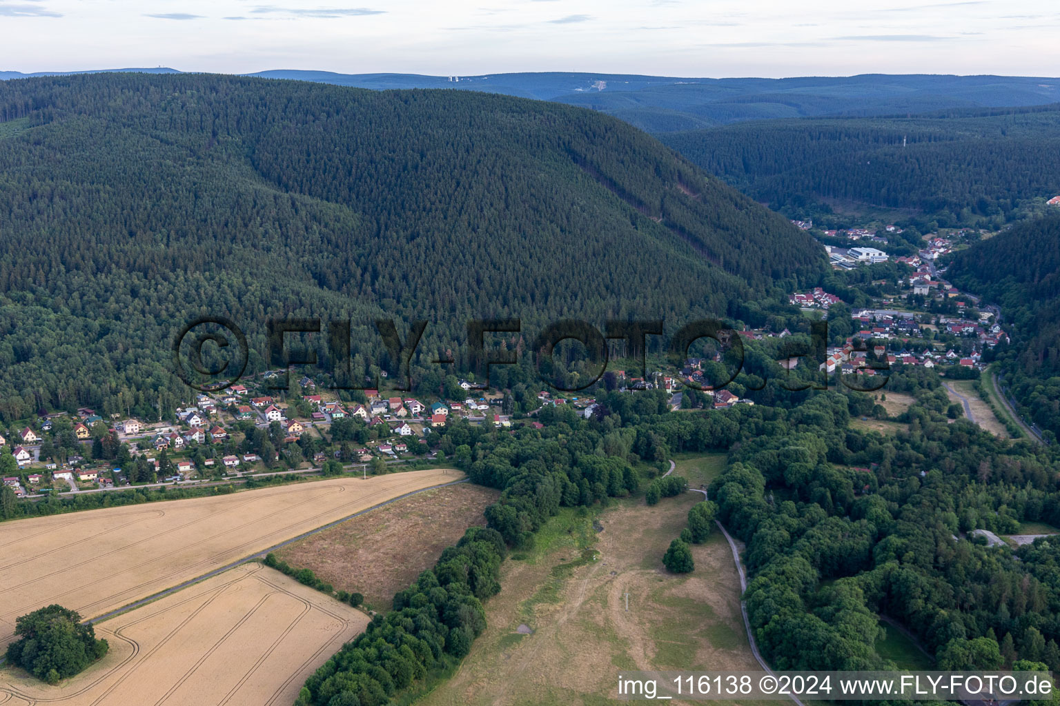 District Stutzhaus in Luisenthal in the state Thuringia, Germany