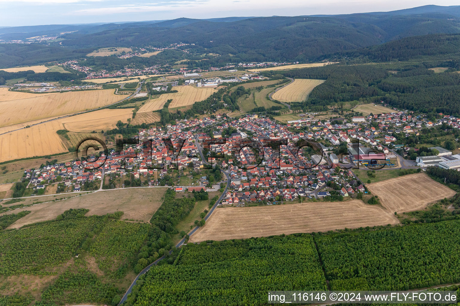 Geschwenda in the state Thuringia, Germany