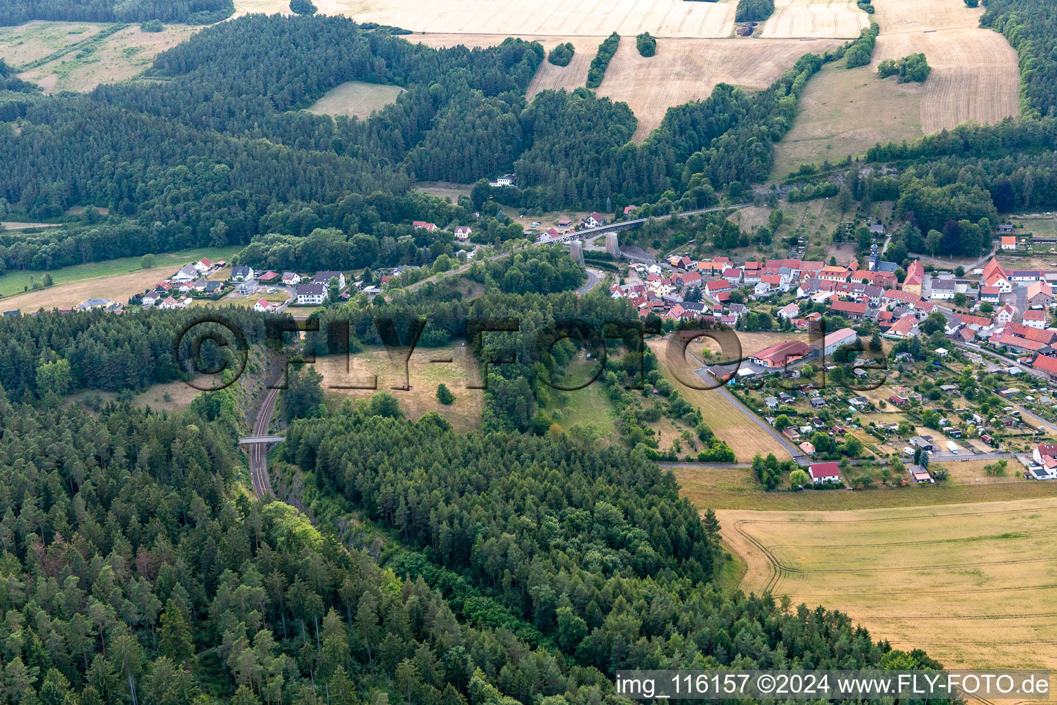 District Angelroda in Martinroda in the state Thuringia, Germany