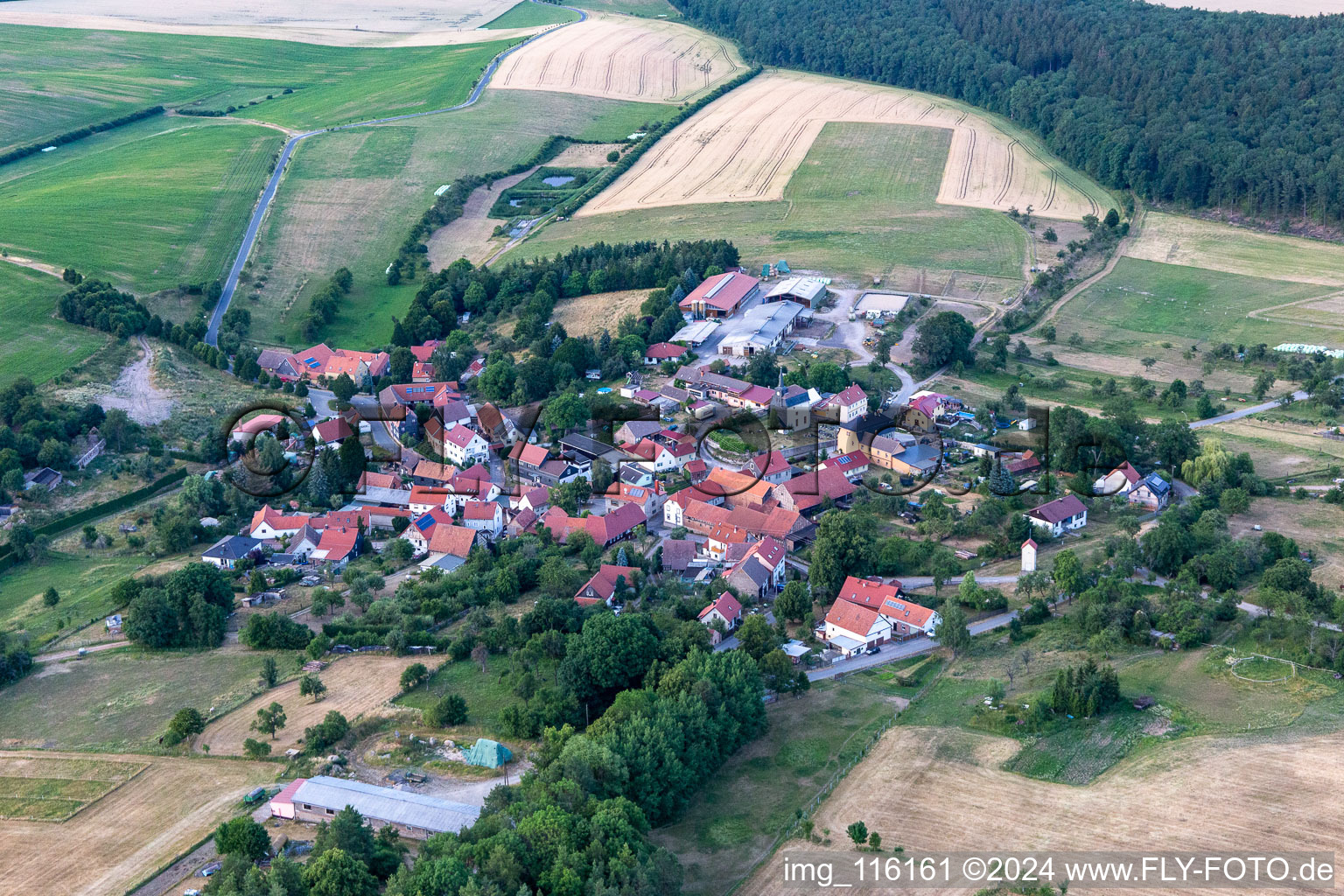 District Rippersroda in Plaue in the state Thuringia, Germany