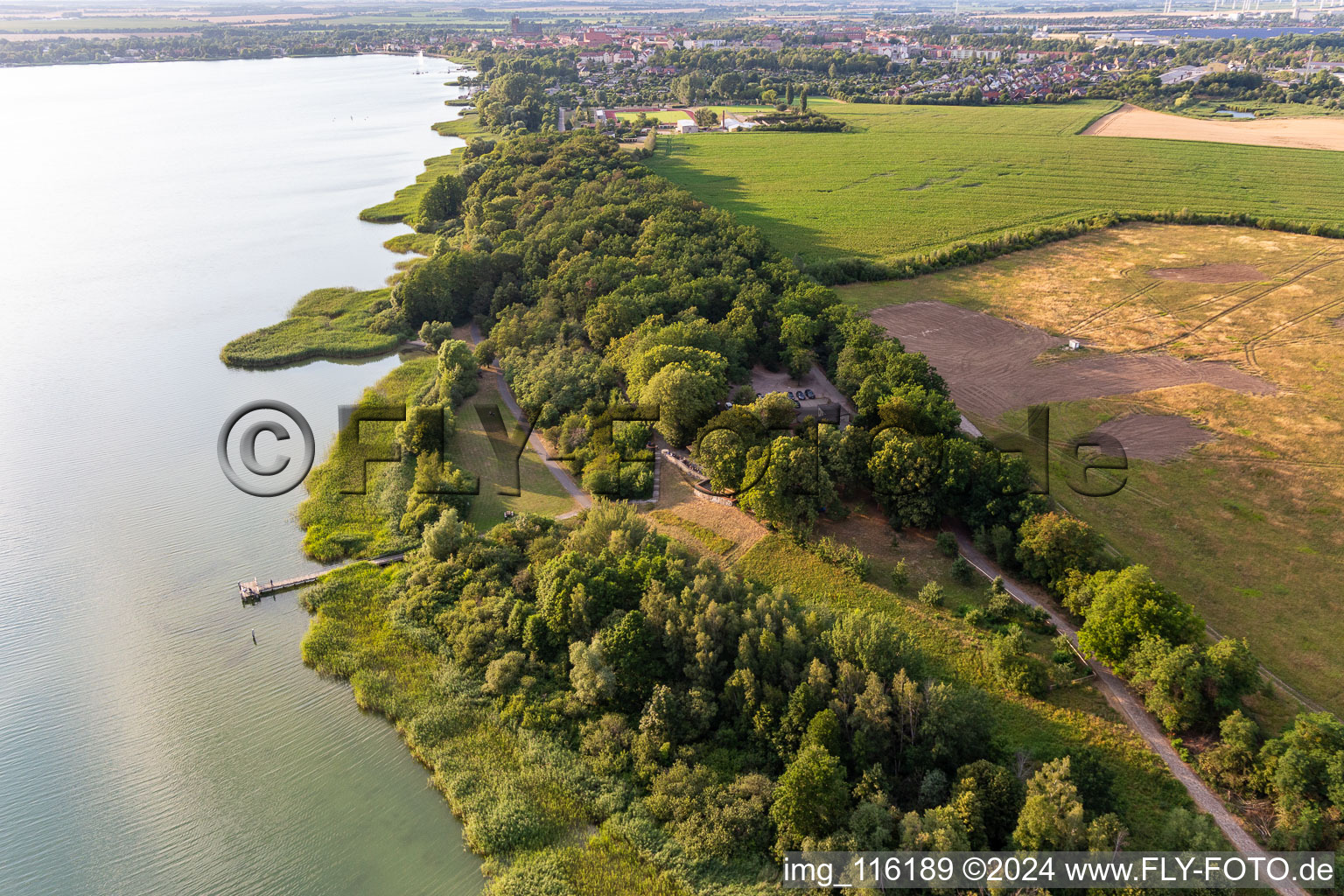 Lakeside restaurant "Am Kap in Prenzlau in the state Brandenburg, Germany