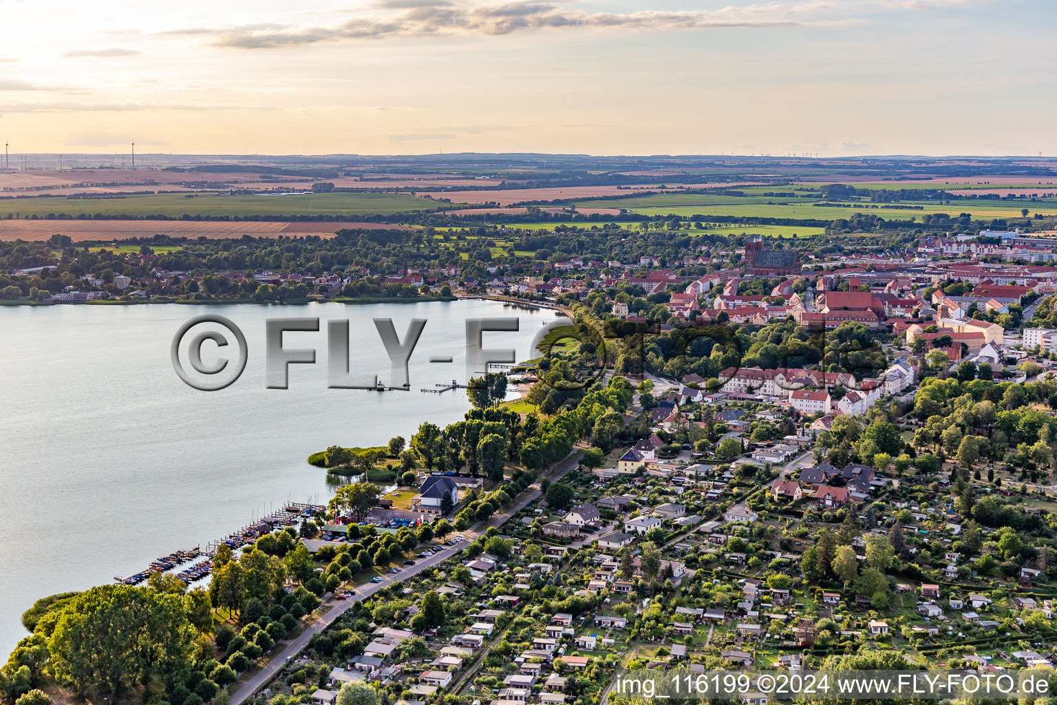 Waterfront seaside resort of Prenzlau in the towns in Prenzlau in the Federal State of Brandenburg