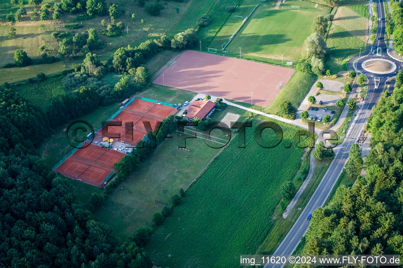 Sports facilities in the district Litzelstetten in Konstanz in the state Baden-Wuerttemberg, Germany