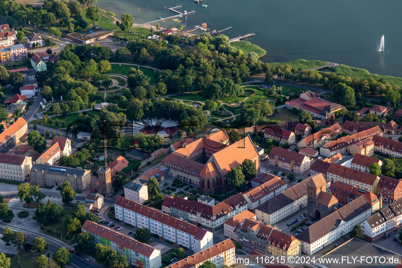 Building complex of the former monastery and today museum Dominikanerkloster Prenzlau in Prenzlau in the state Brandenburg, Germany