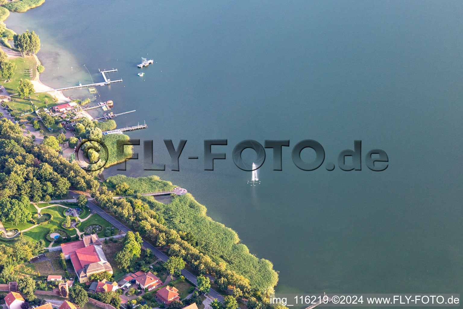 Prenzlau in the state Brandenburg, Germany out of the air