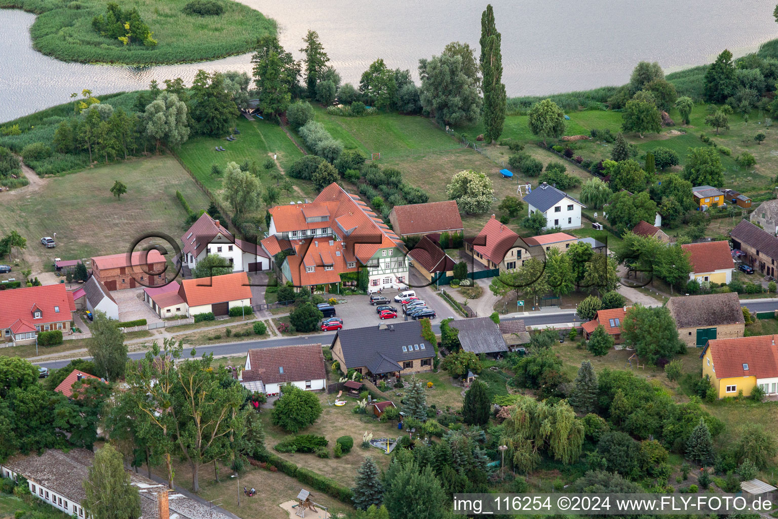 Seehotel Huberhof in the district Seehausen in Oberuckersee in the state Brandenburg, Germany