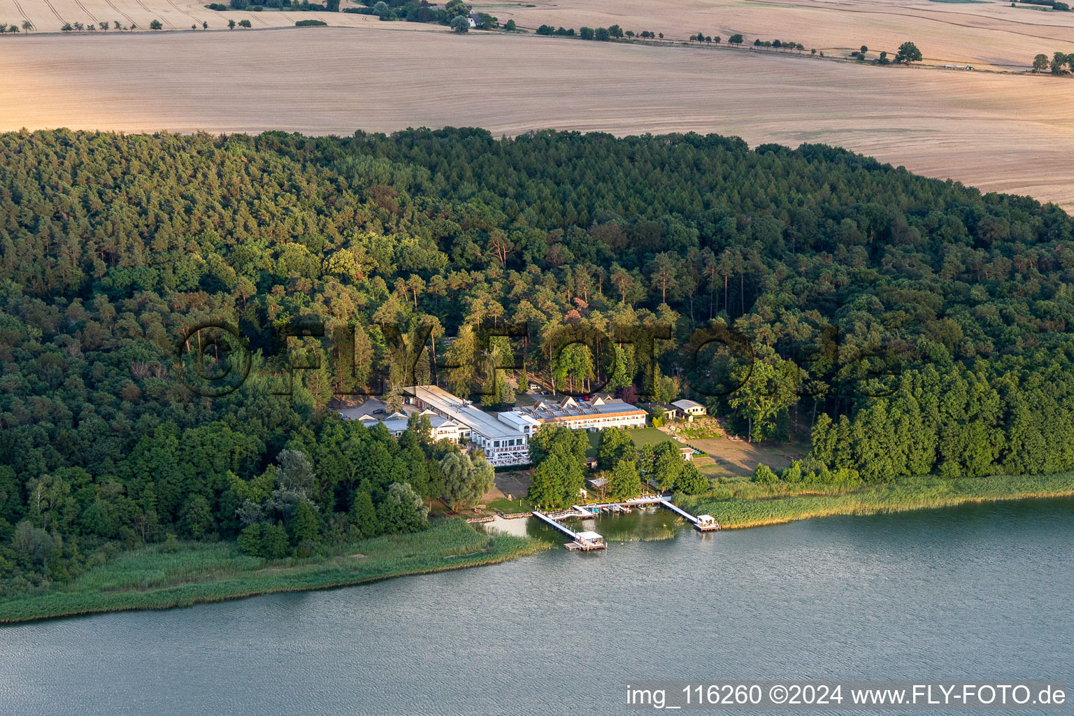 Panorama Hotel in Oberuckersee in the state Brandenburg, Germany