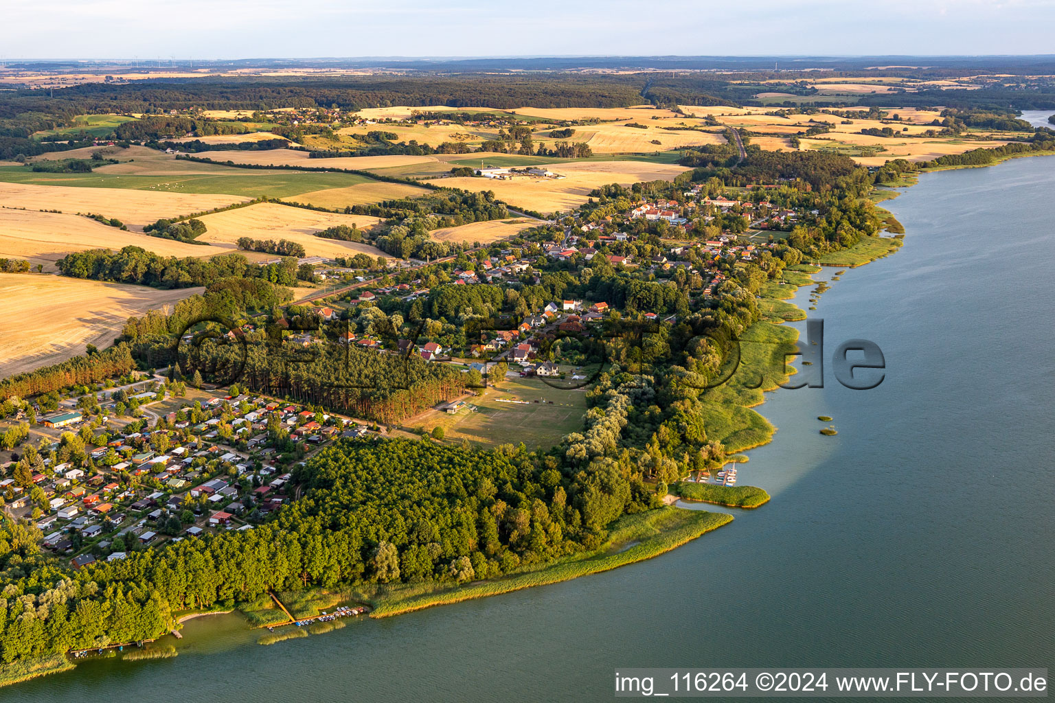 Holiday home settlement Warnitz at Oberuckersee in the district Warnitz in Oberuckersee in the state Brandenburg, Germany