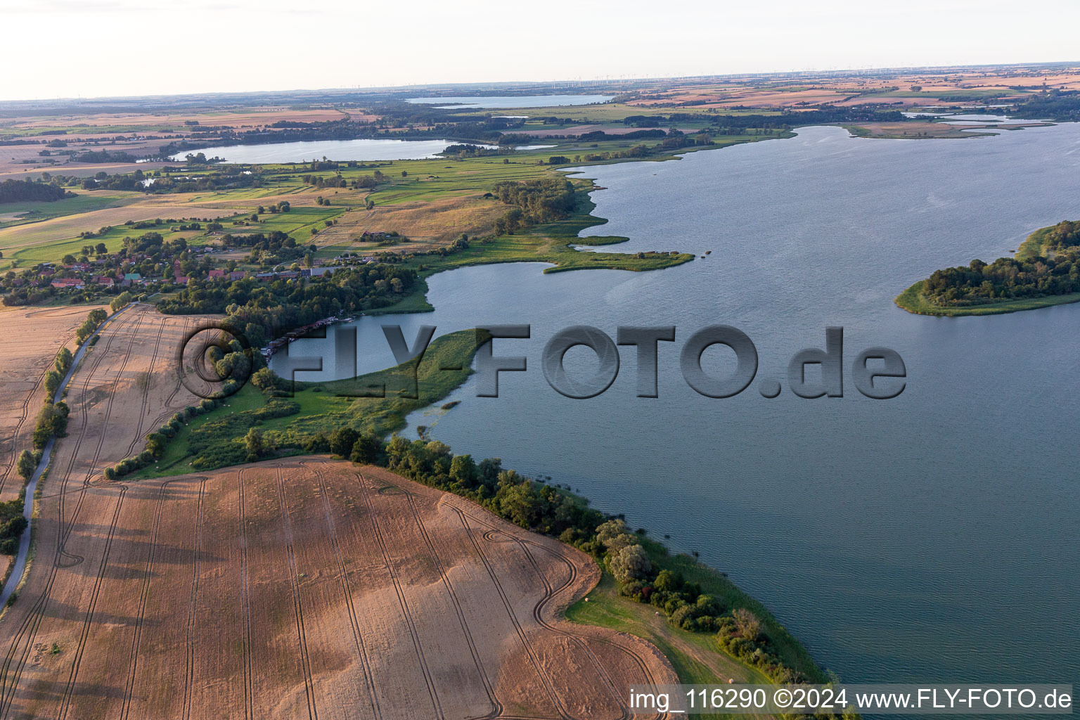 Aerial photograpy of District Suckow in Flieth-Stegelitz in the state Brandenburg, Germany