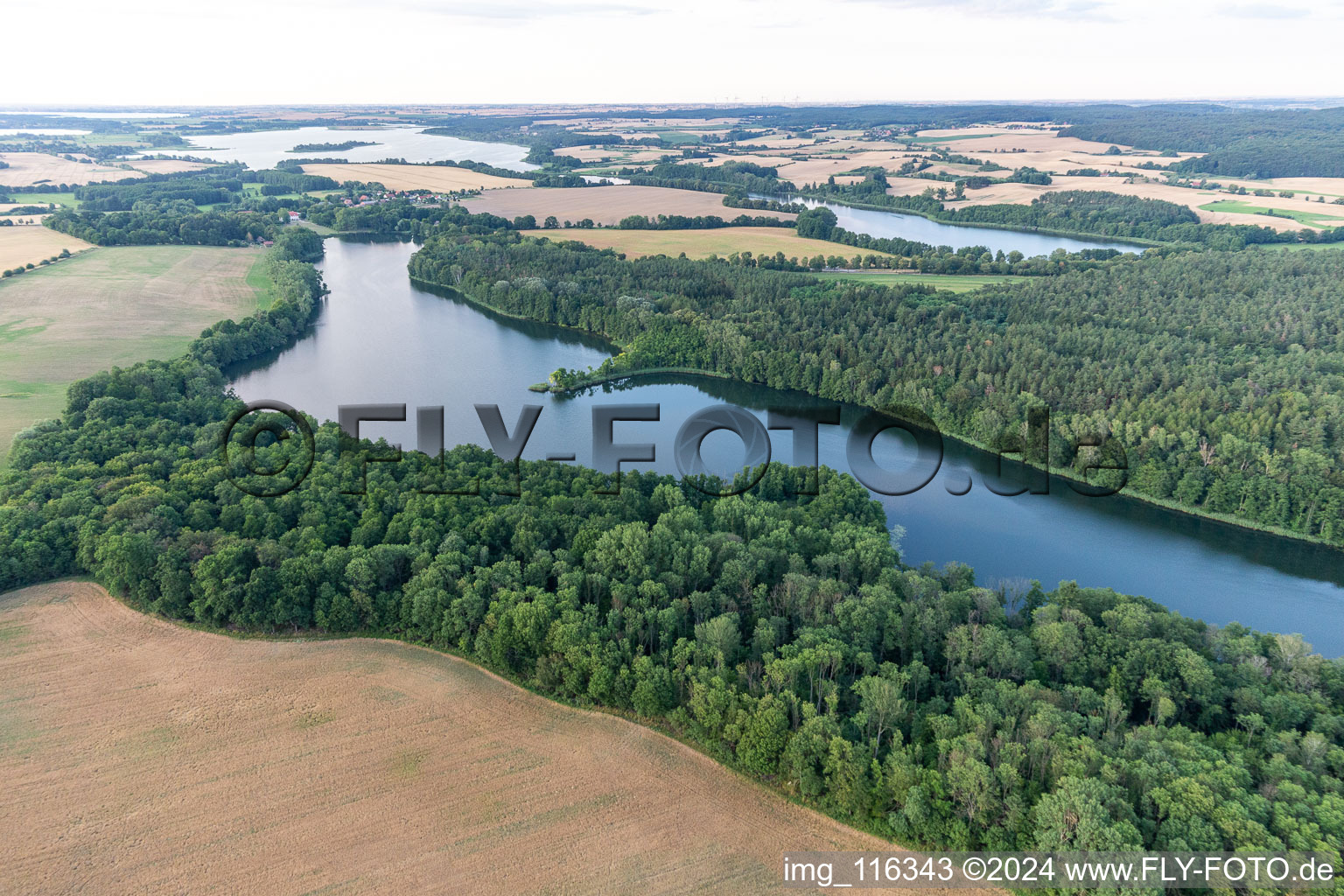 Suckower Haussee in Flieth-Stegelitz in the state Brandenburg, Germany