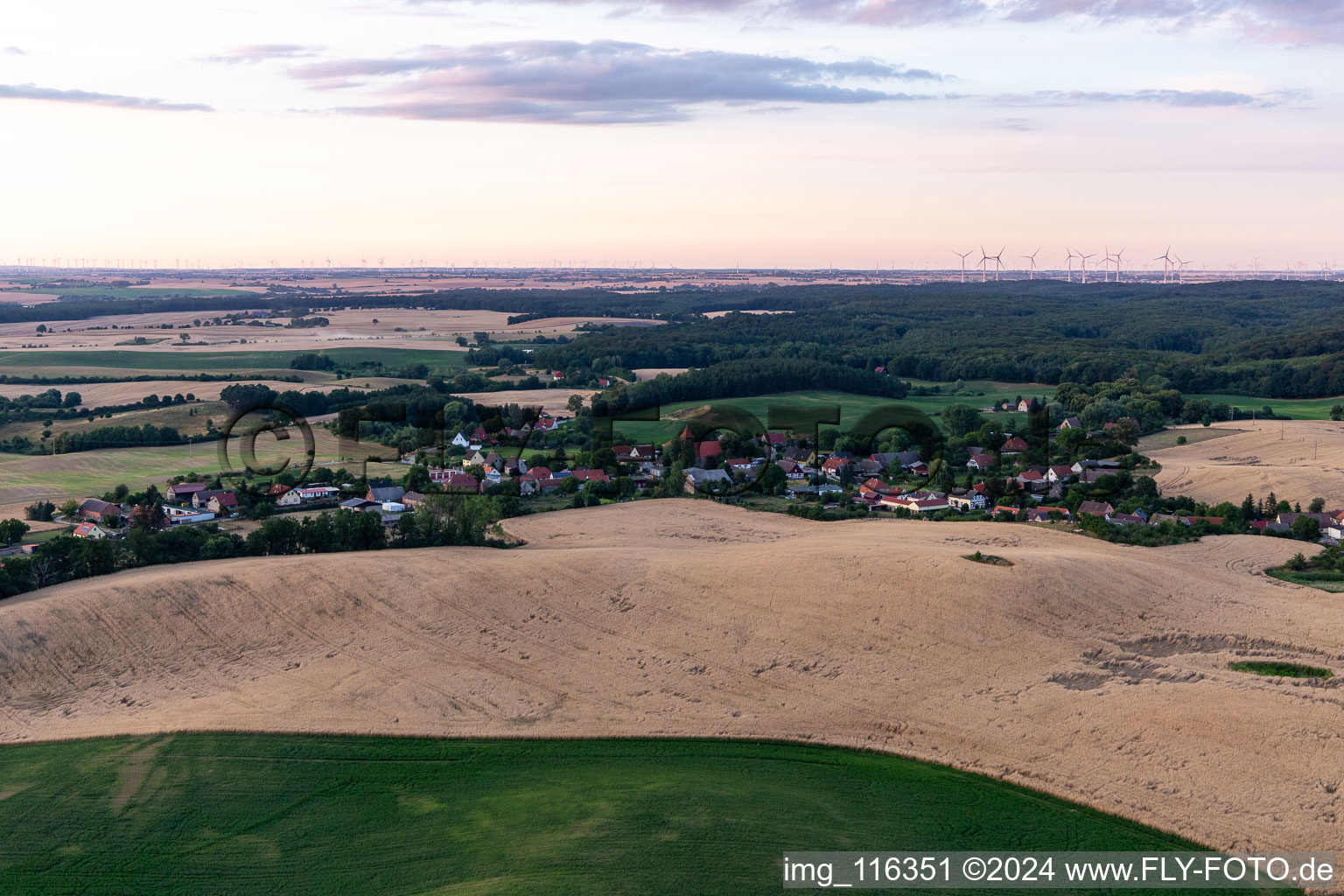 District Melzow in Oberuckersee in the state Brandenburg, Germany