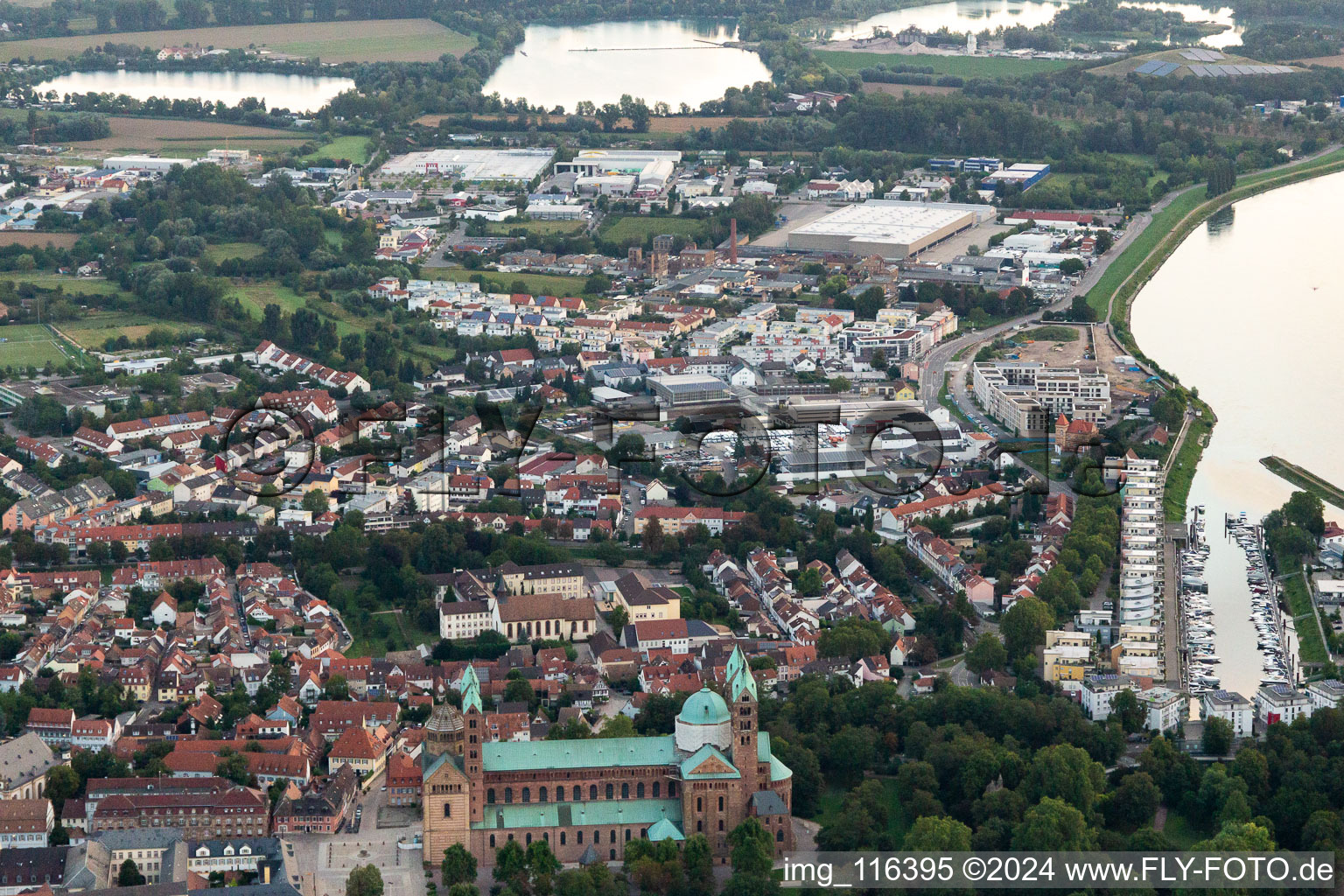 Cathedral in Speyer in the state Rhineland-Palatinate, Germany