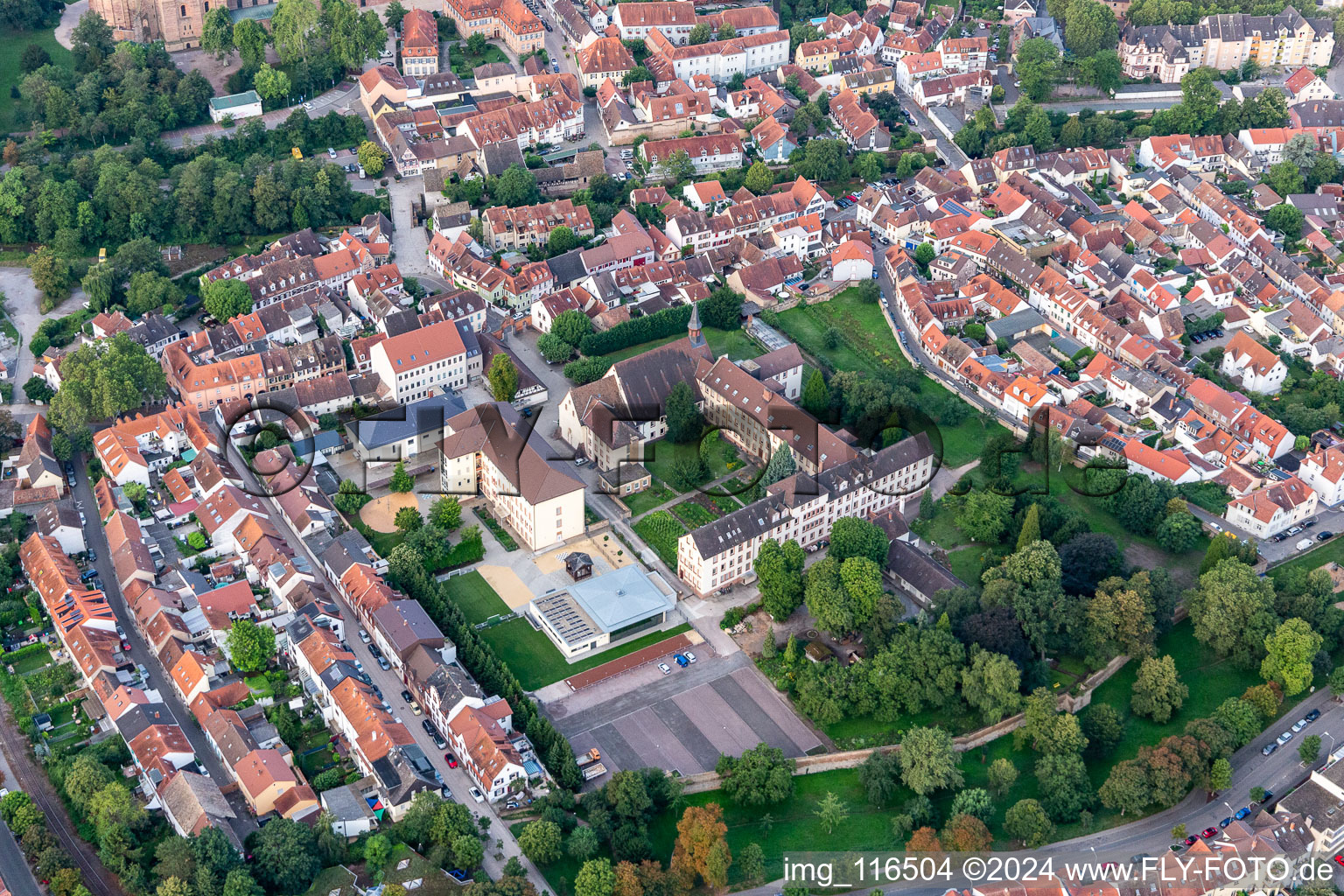 Complex of buildings of the monastery and of monastery church St. Magdalena in Speyer in the state Rhineland-Palatinate, Germany