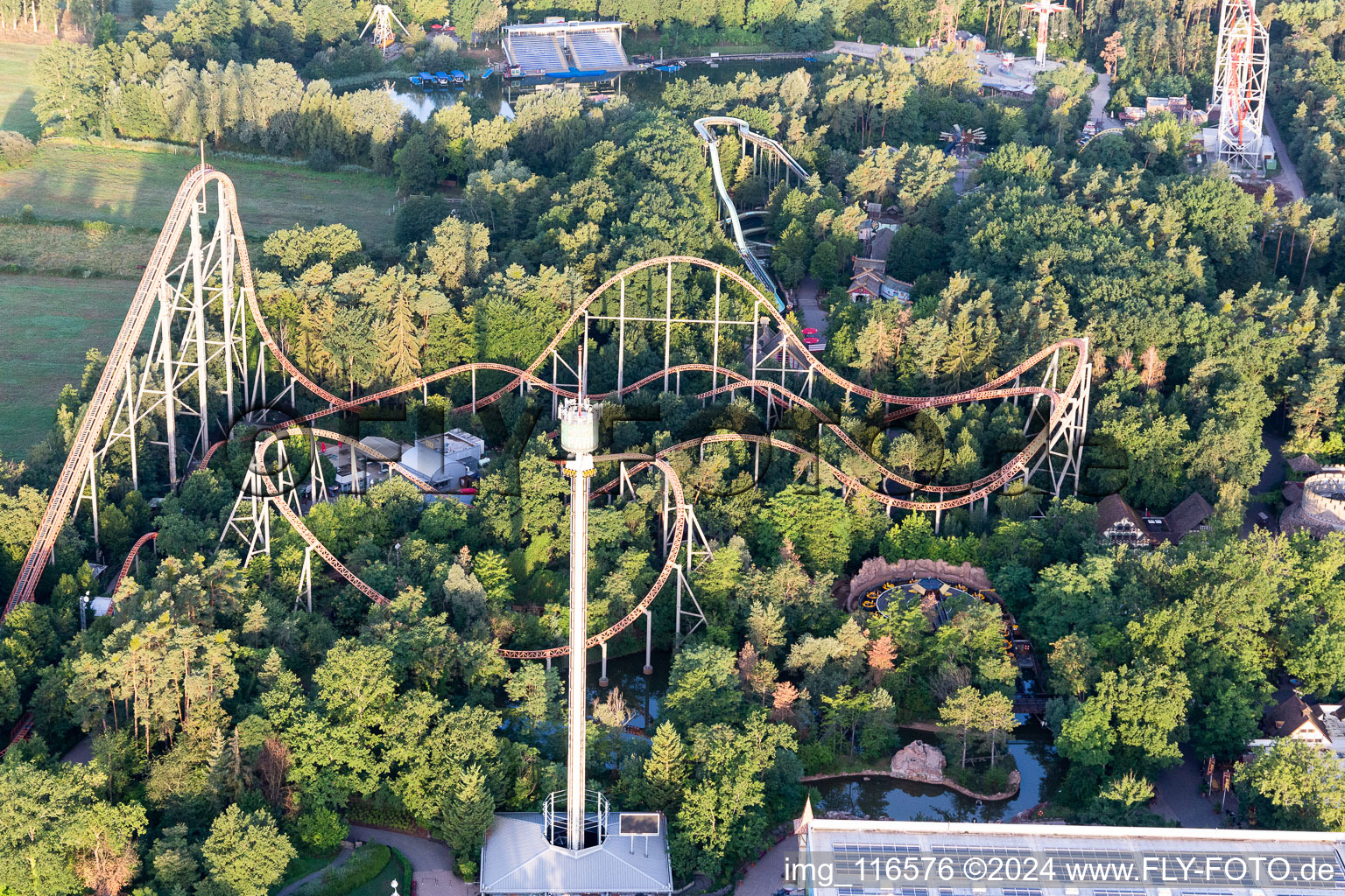 Leisure Centre - Amusement Park " Holiday Park " in Hassloch in the state Rhineland-Palatinate, Germany