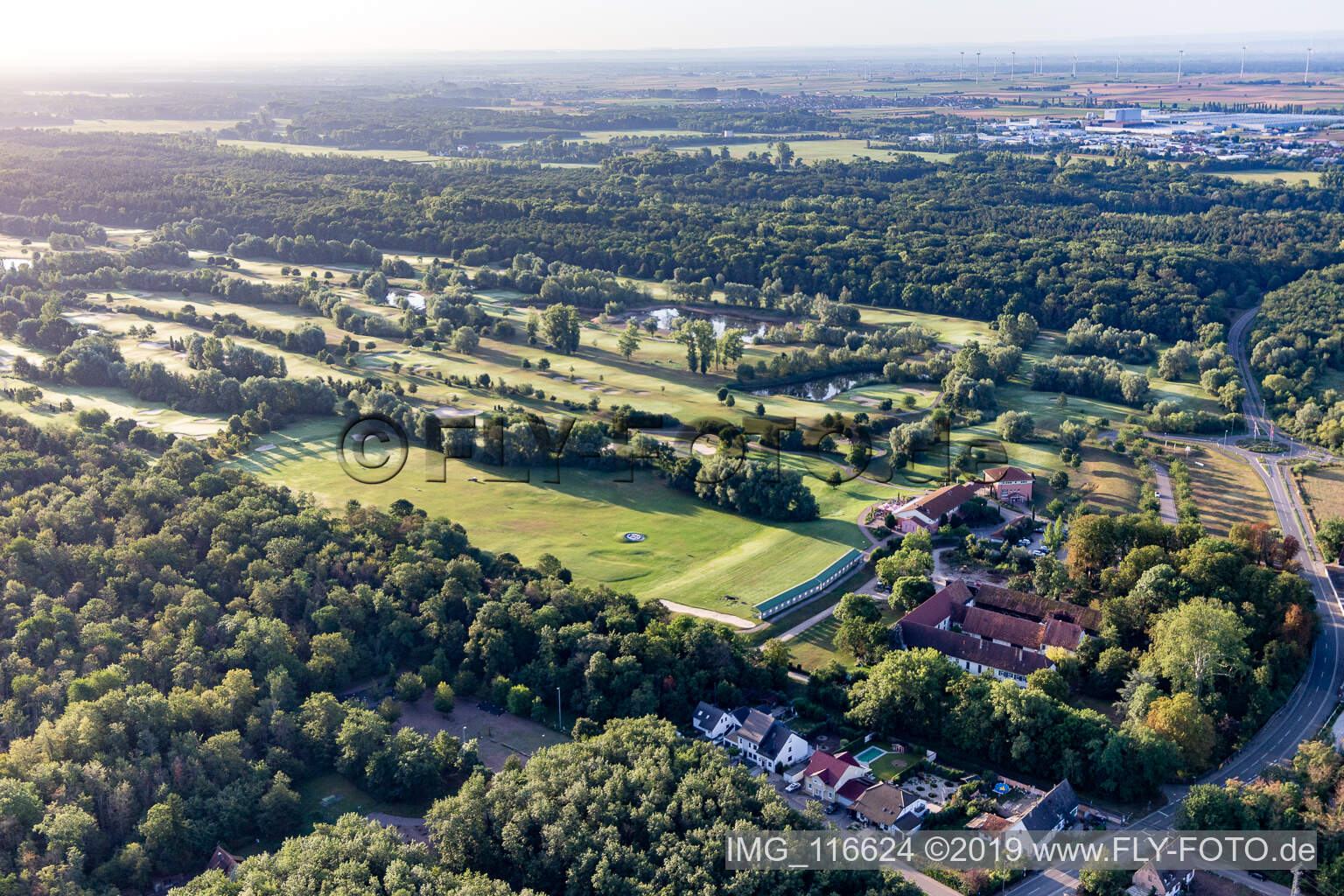 Golf Club Dreihof in the district Dreihof in Essingen in the state Rhineland-Palatinate, Germany