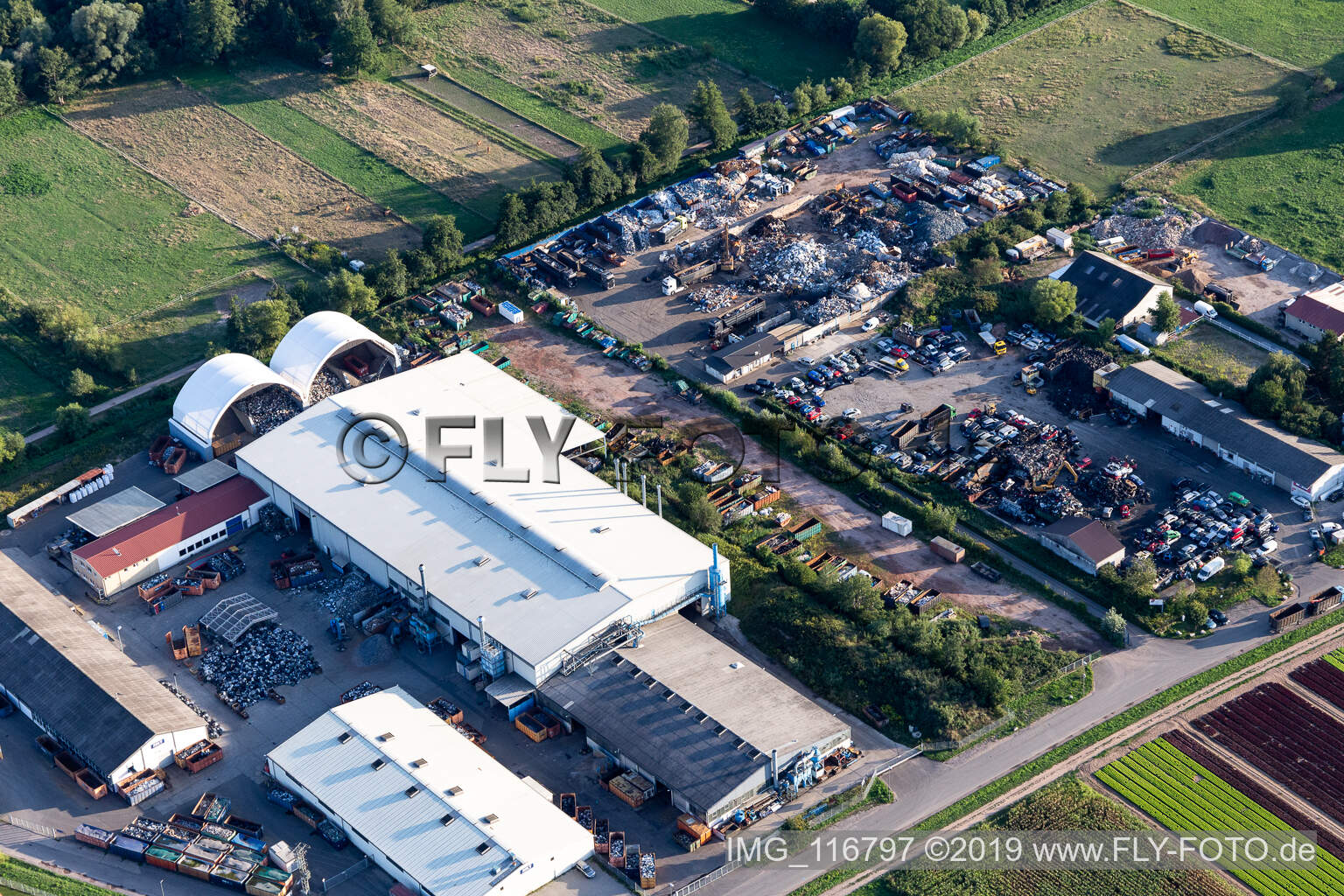 Alba Electronics Recycling GmbH in Lustadt in the state Rhineland-Palatinate, Germany