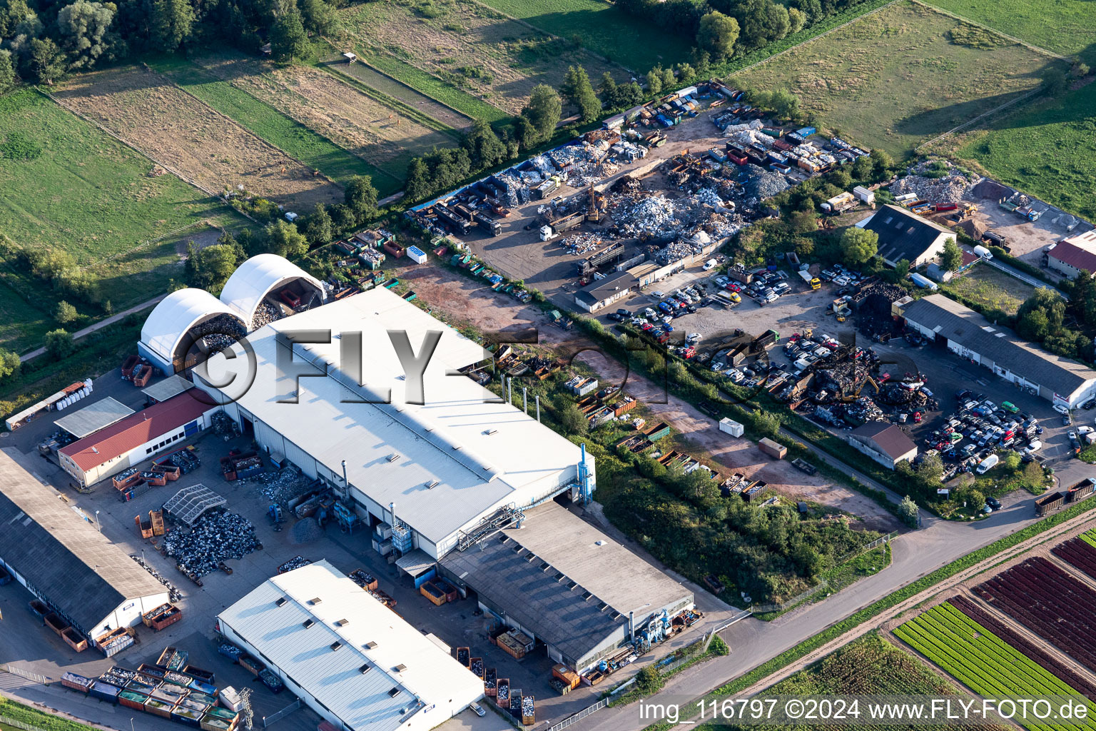 Alba Electronics Recycling GmbH in Lustadt in the state Rhineland-Palatinate, Germany