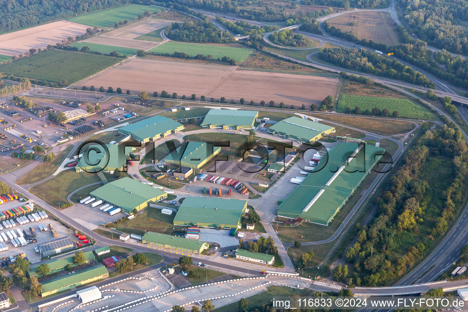 US Army Depot in Lingenfeld in the state Rhineland-Palatinate, Germany