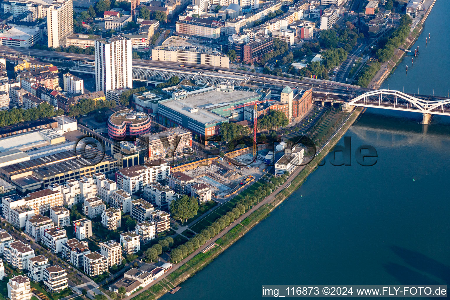 Roller mill in the district Süd in Ludwigshafen am Rhein in the state Rhineland-Palatinate, Germany