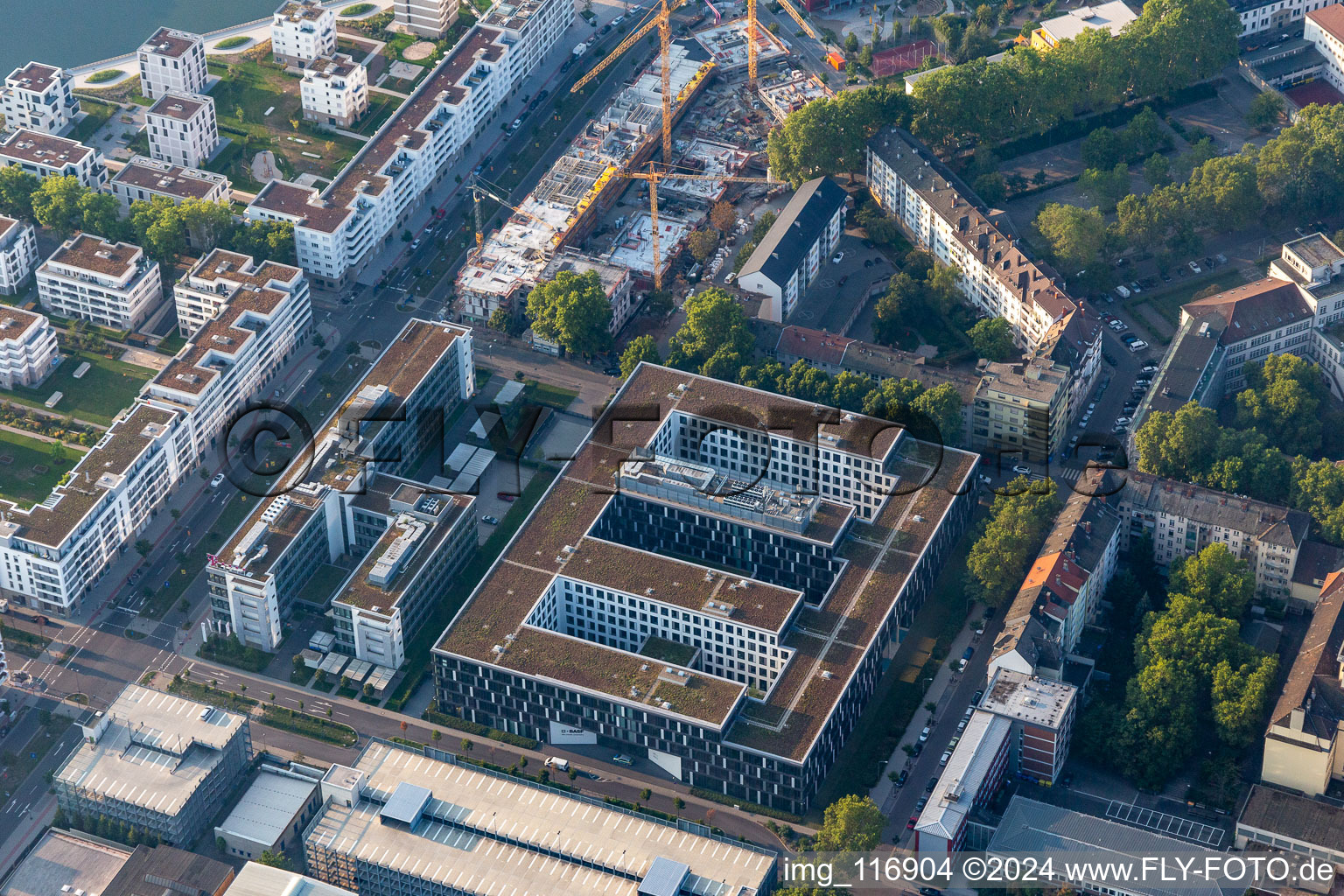 Office building of BASF Business Service in Ludwigshafen am Rhein in the state Rhineland-Palatinate, Germany