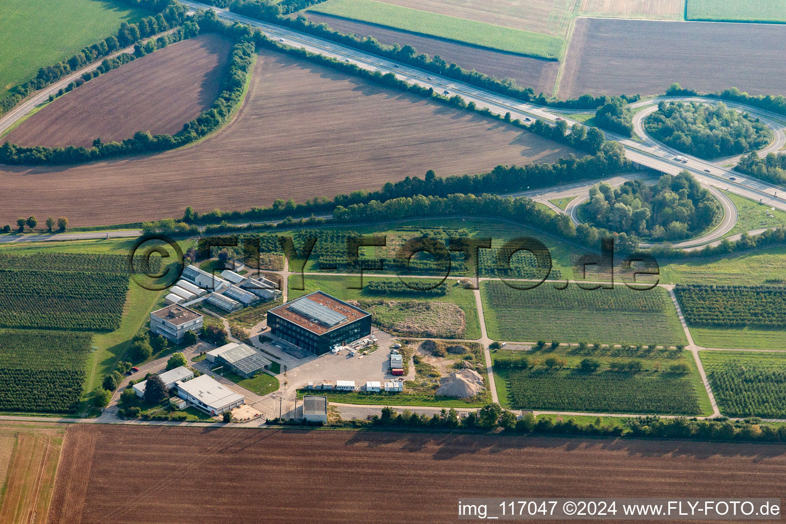 Building complex of the Institute Julius-Kuehn Institute in Dossenheim in the state Baden-Wurttemberg, Germany