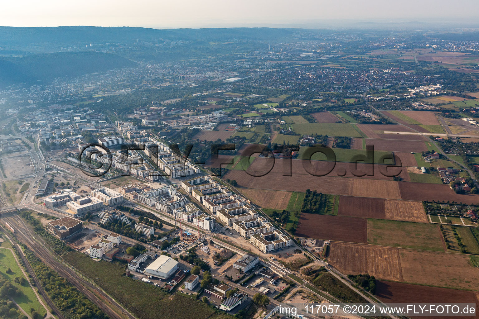 District of Bahnstadt south of the city of Heidelberg in the state Baden-Wurttemberg, Germany