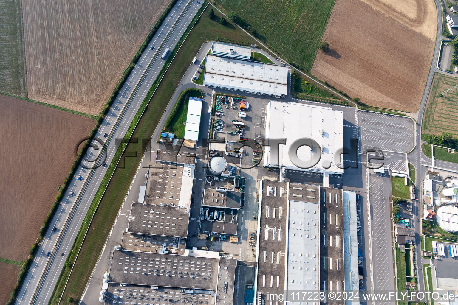 Aerial photograpy of ADM WILD Europe in Eppelheim in the state Baden-Wuerttemberg, Germany