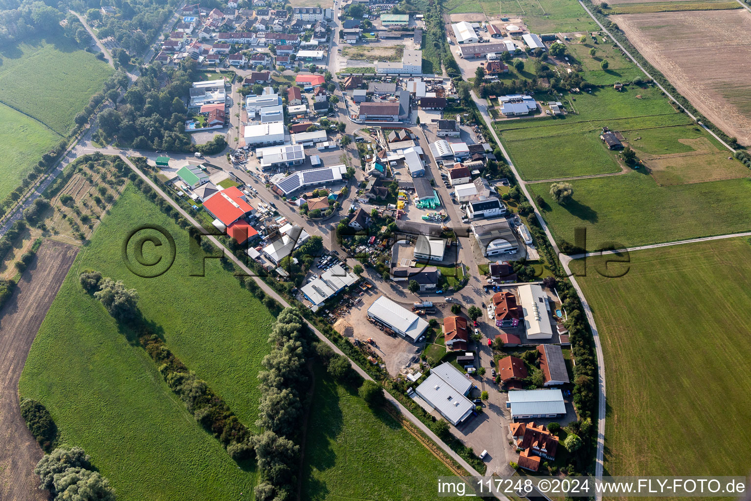 Oberhausen-Rheinhausen in the state Baden-Wuerttemberg, Germany