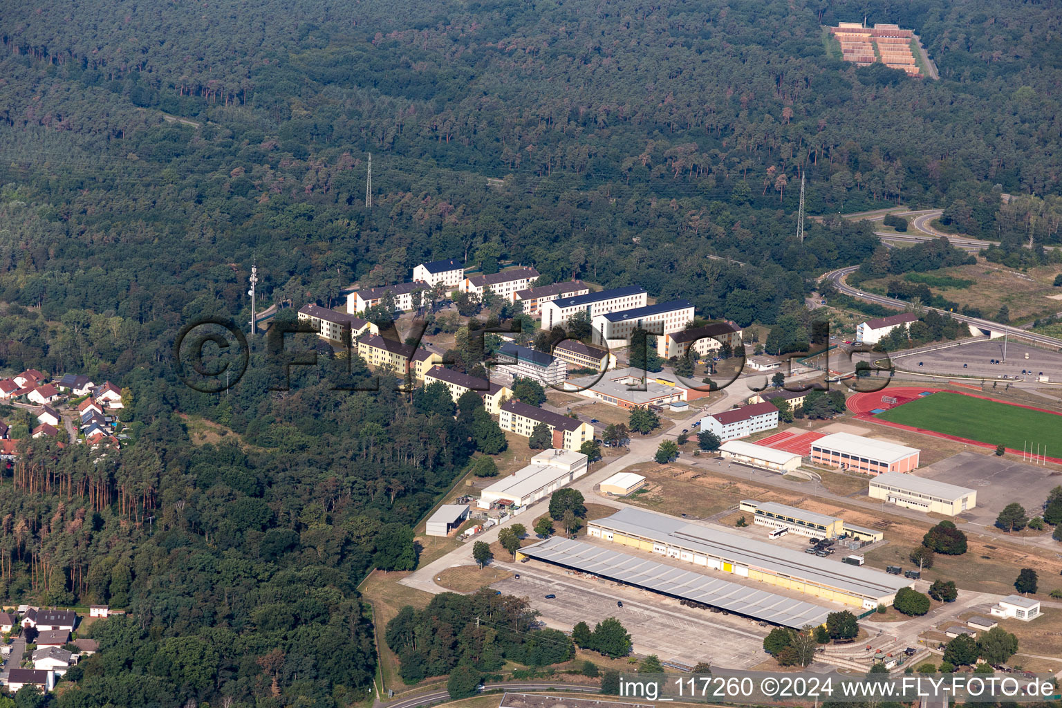 South Palatinate Barracks in Germersheim in the state Rhineland-Palatinate, Germany