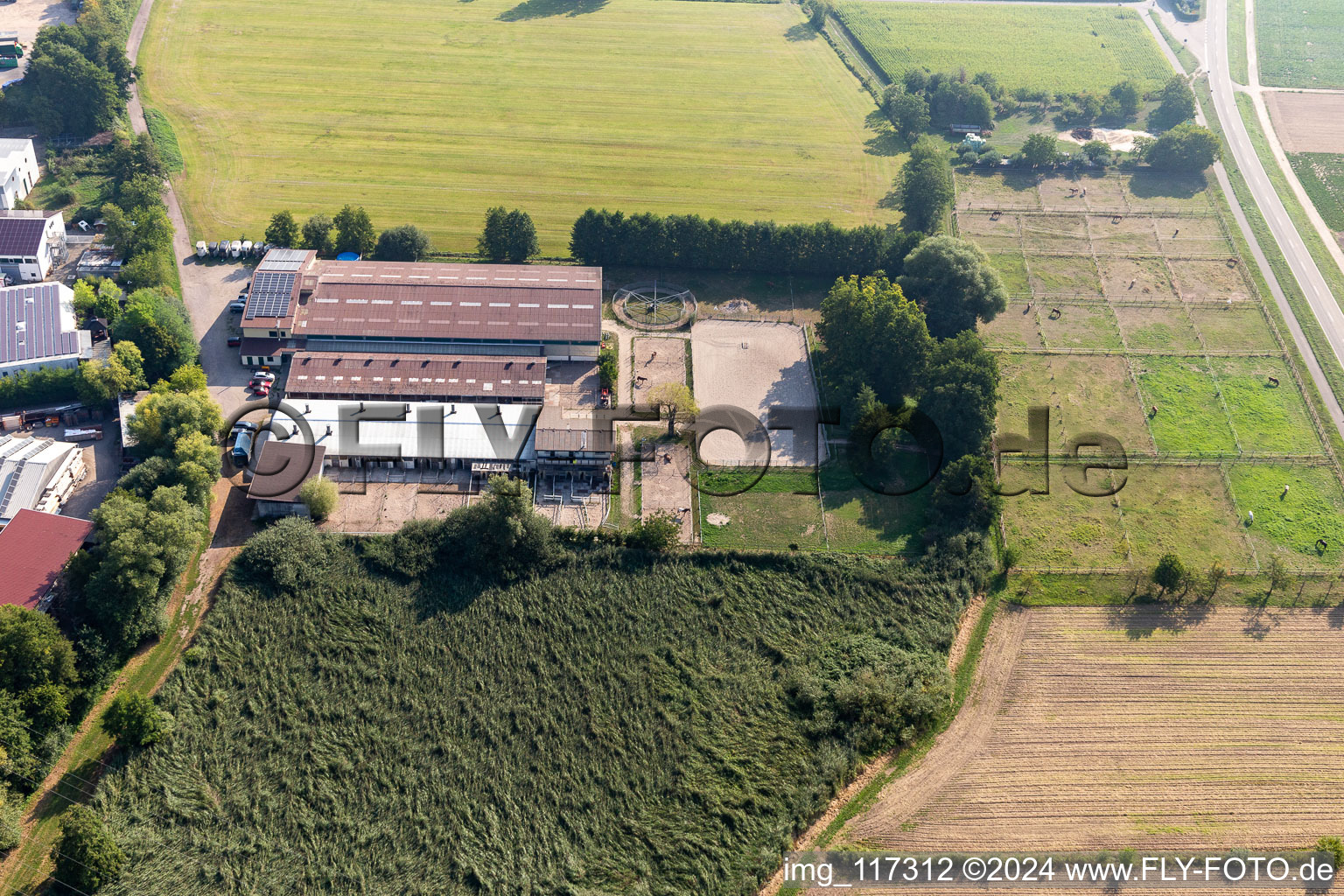 Kerth farm shop in the district Minderslachen in Kandel in the state Rhineland-Palatinate, Germany