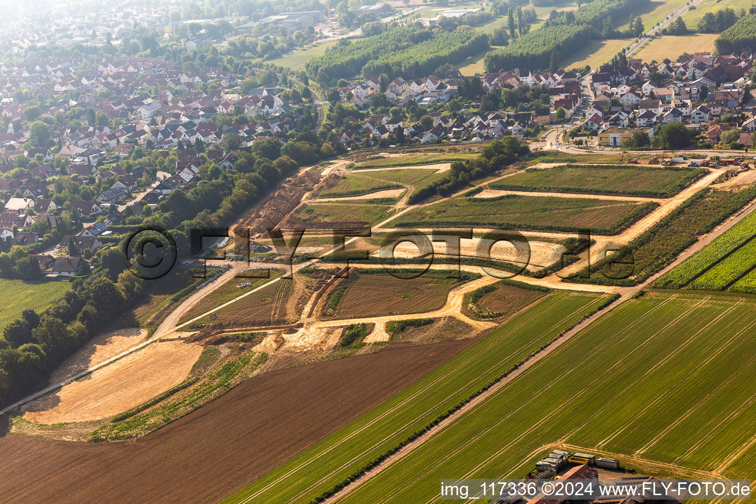 New development area K2 development in Kandel in the state Rhineland-Palatinate, Germany