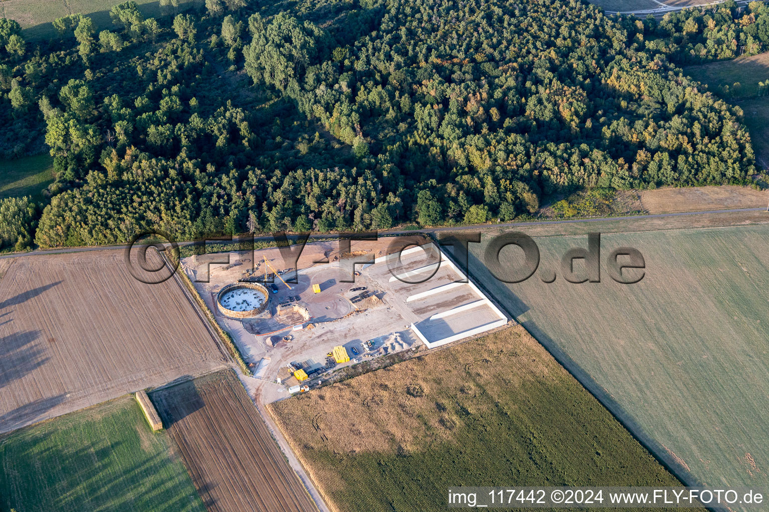 Drone image of Wissembourg in the state Bas-Rhin, France