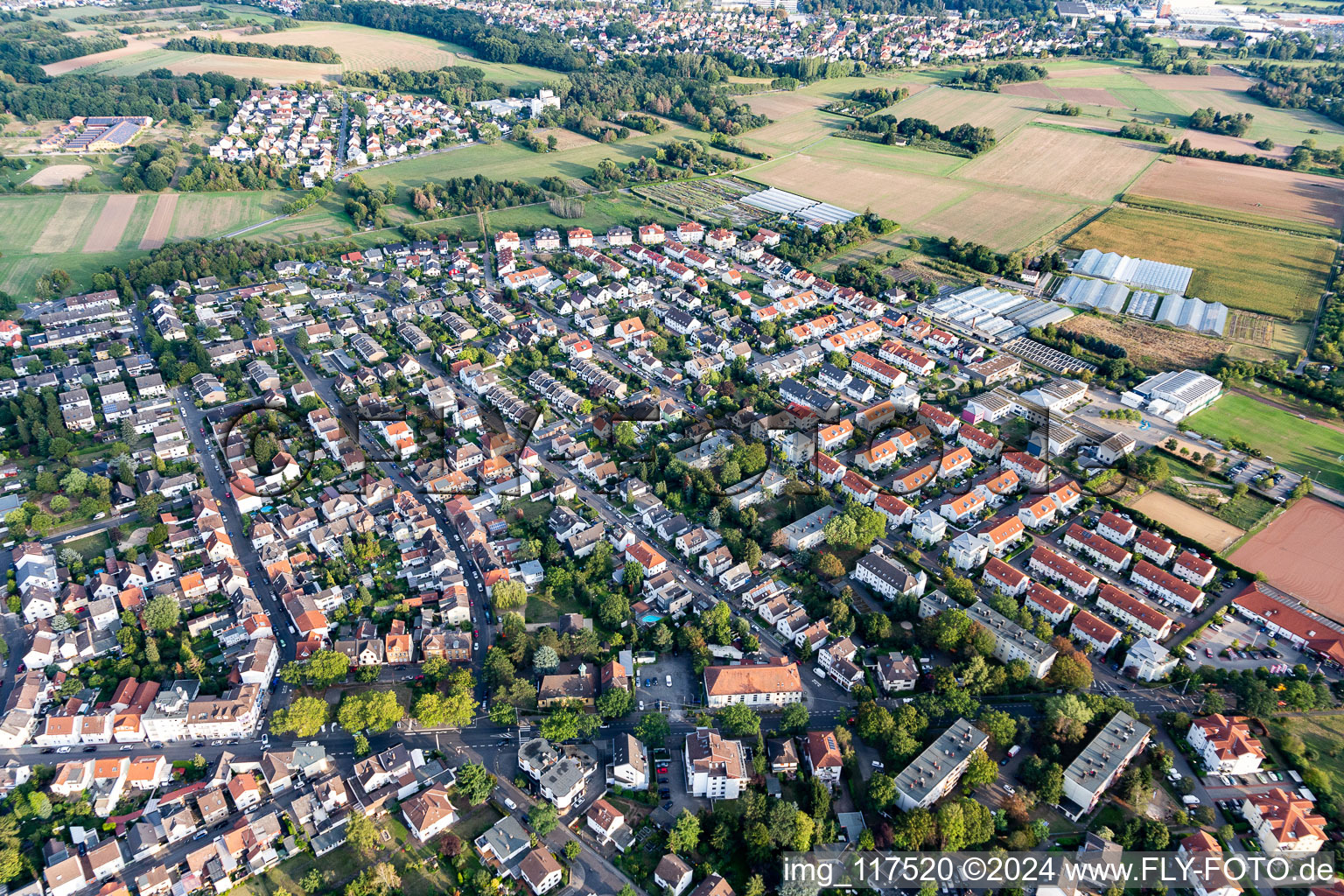 District Rumpenheim in Offenbach am Main in the state Hesse, Germany